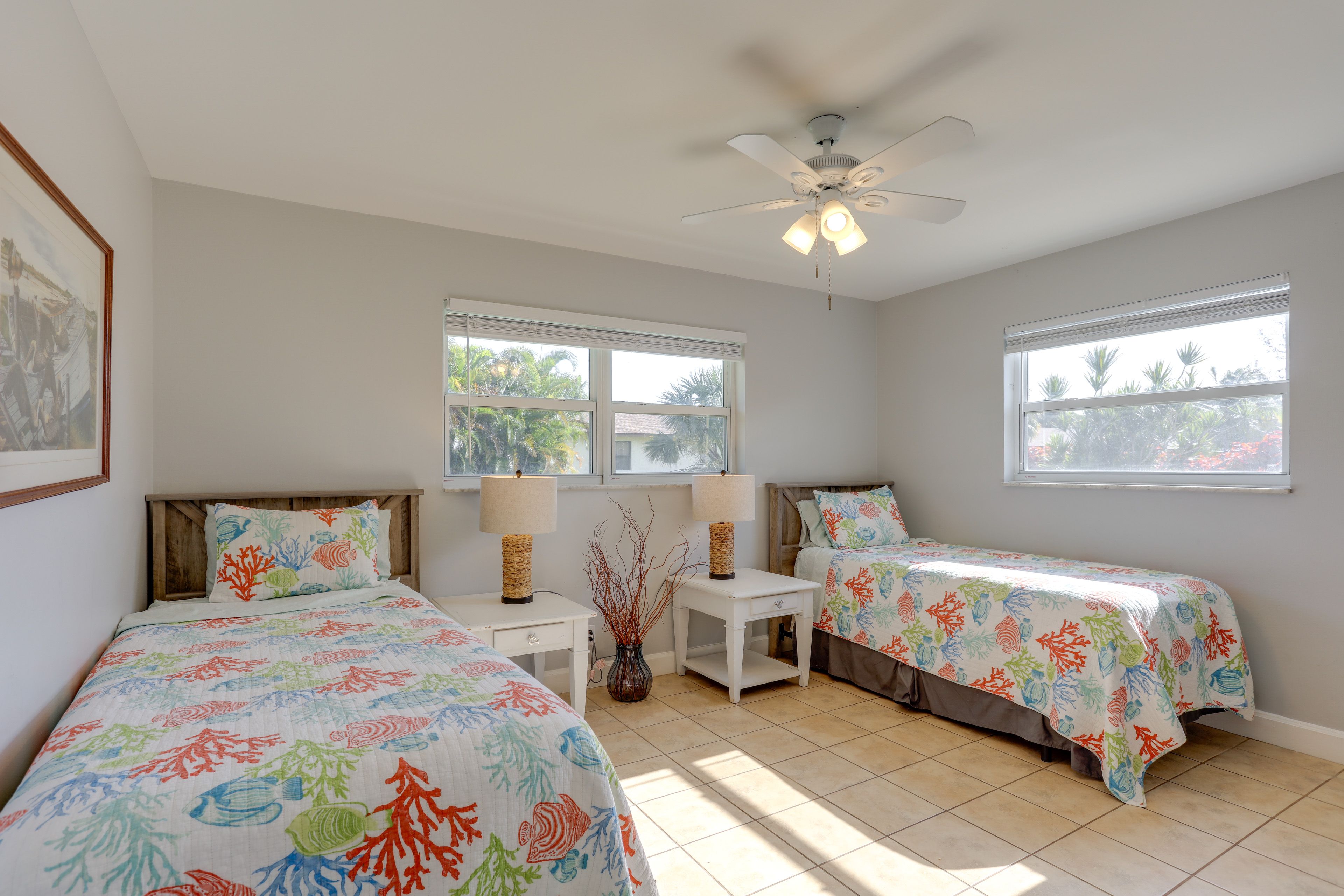 Bedroom 2 | 2 Twin Beds | Linens Provided