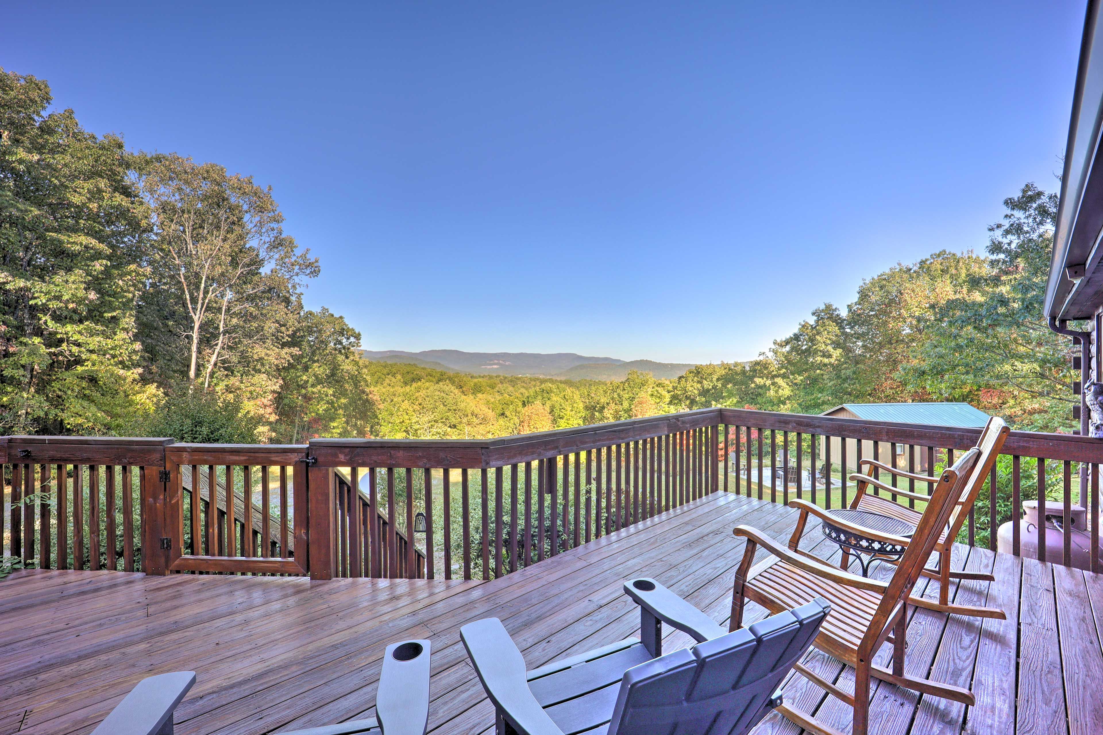 Private Deck | Scenic Mountain Views