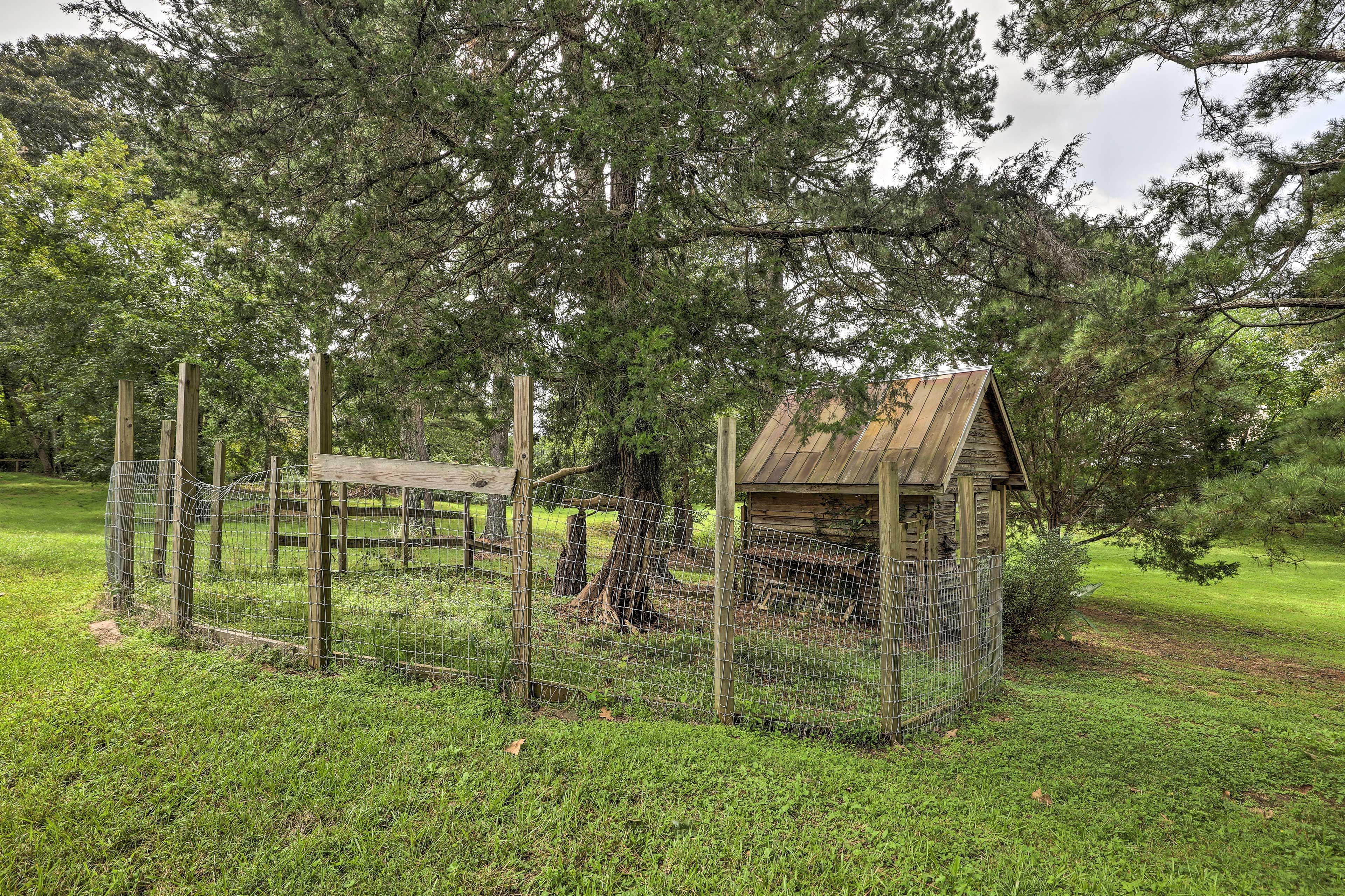 You'll have ample privacy on this spacious plot of land.