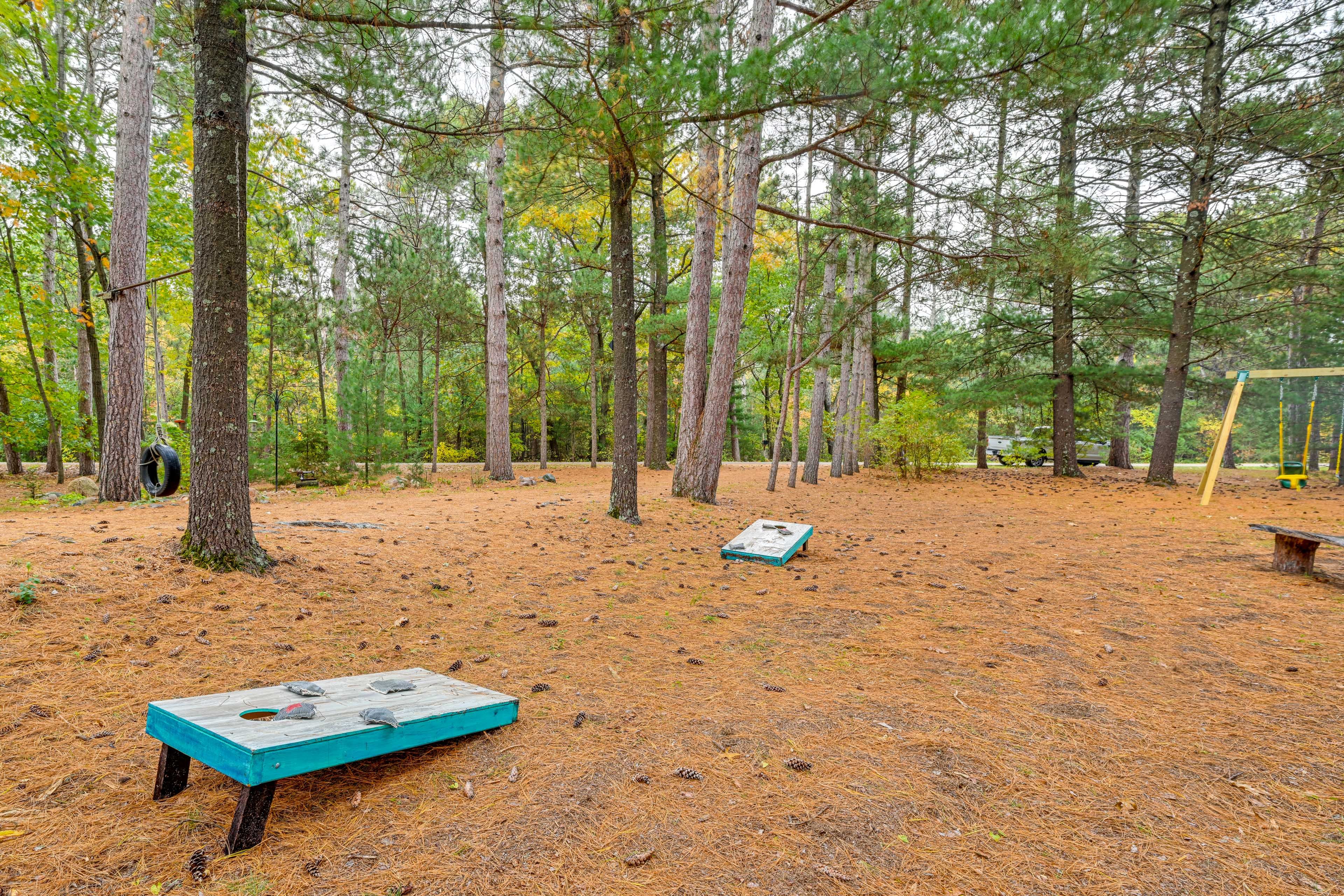 Backyard | Playset | Cornhole | Fire Pit | Swing Set