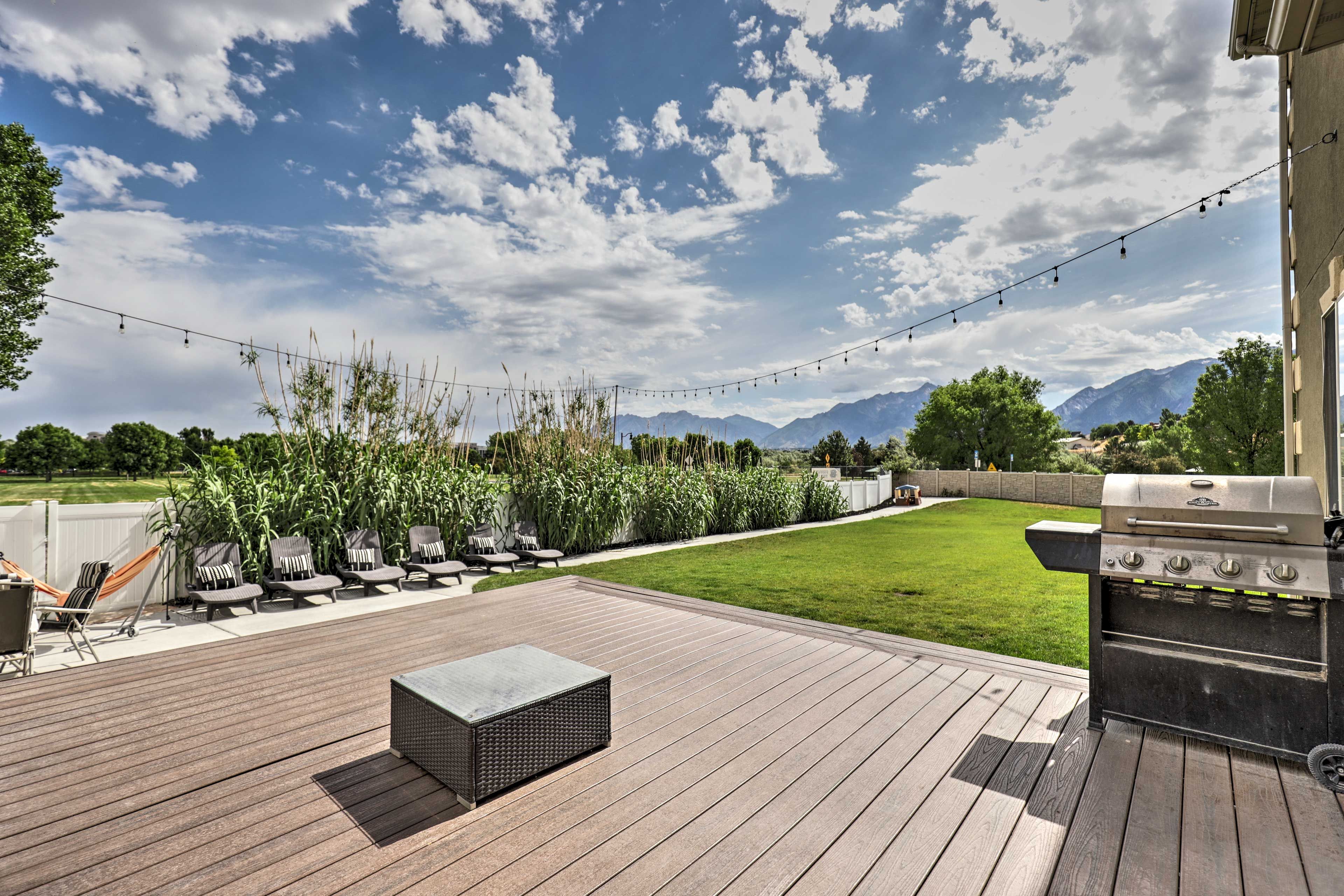 Furnished Deck | Gas Grill