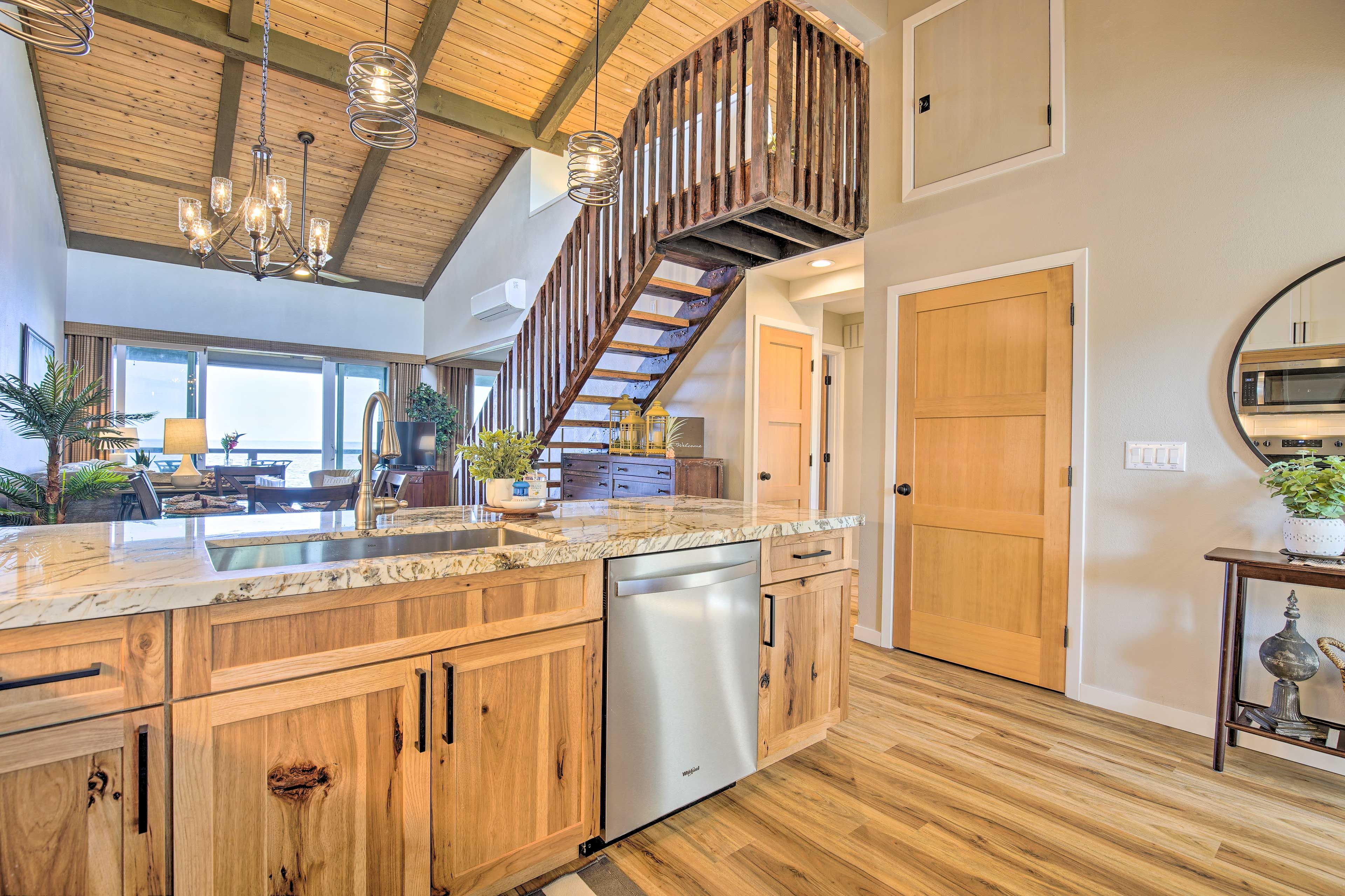 Fully Equipped Kitchen | Ocean Views