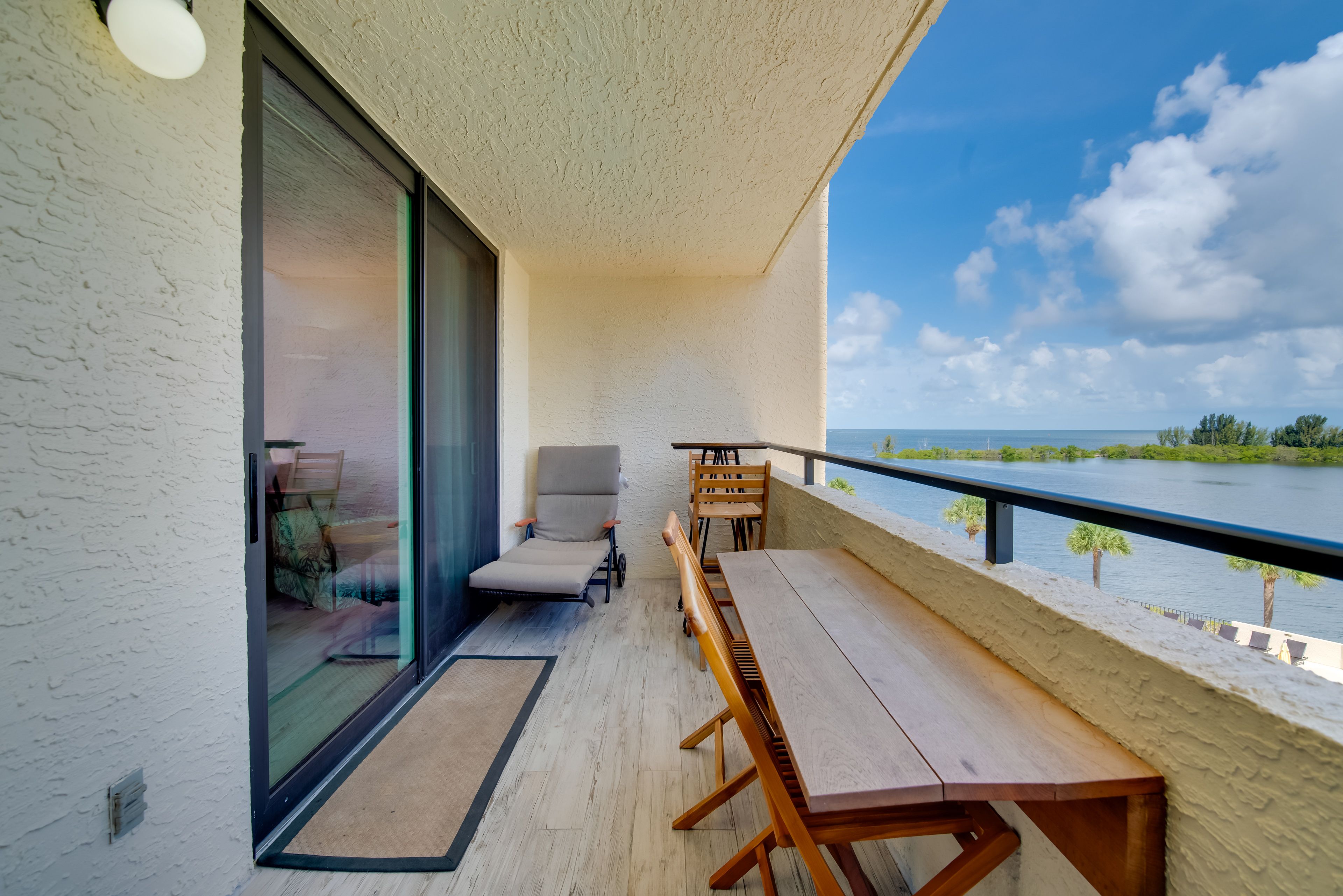 Private Balcony | Bistro & Bar Seating | Ocean Views