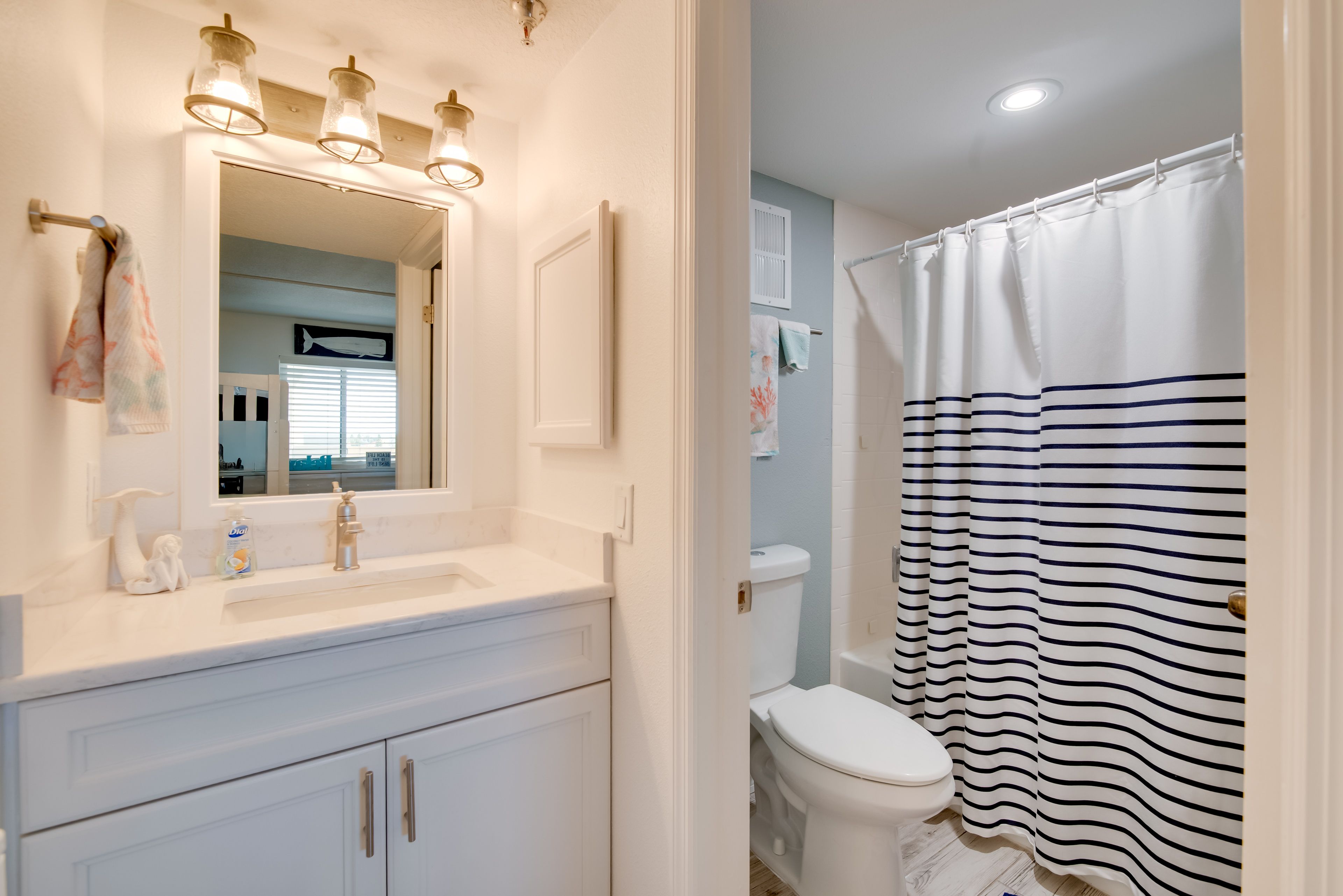 Full Bathroom | Towels Provided | At-Home Laundry