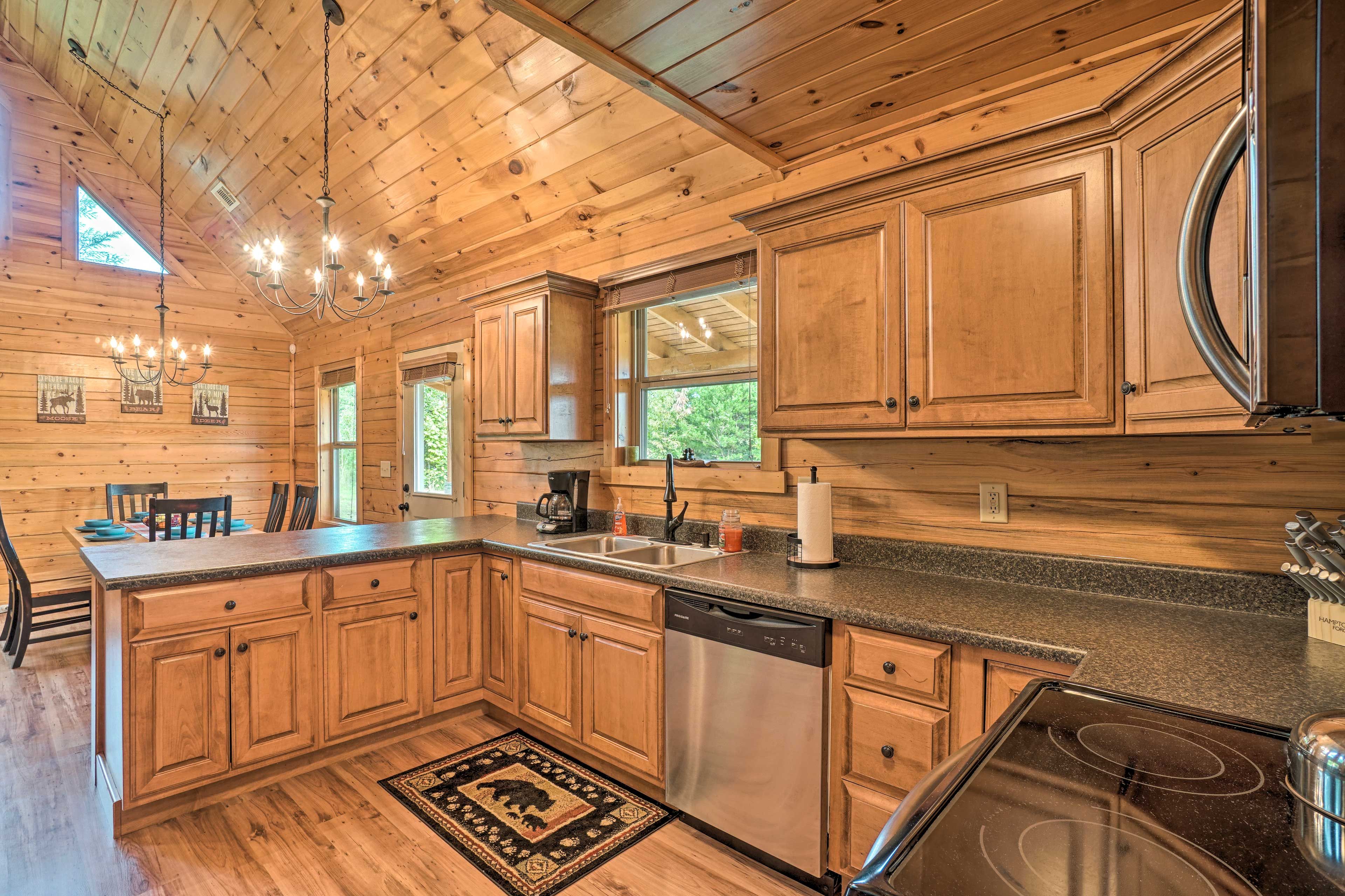 Fully Equipped Kitchen | Drip Coffee Maker | Dishware/Flatware