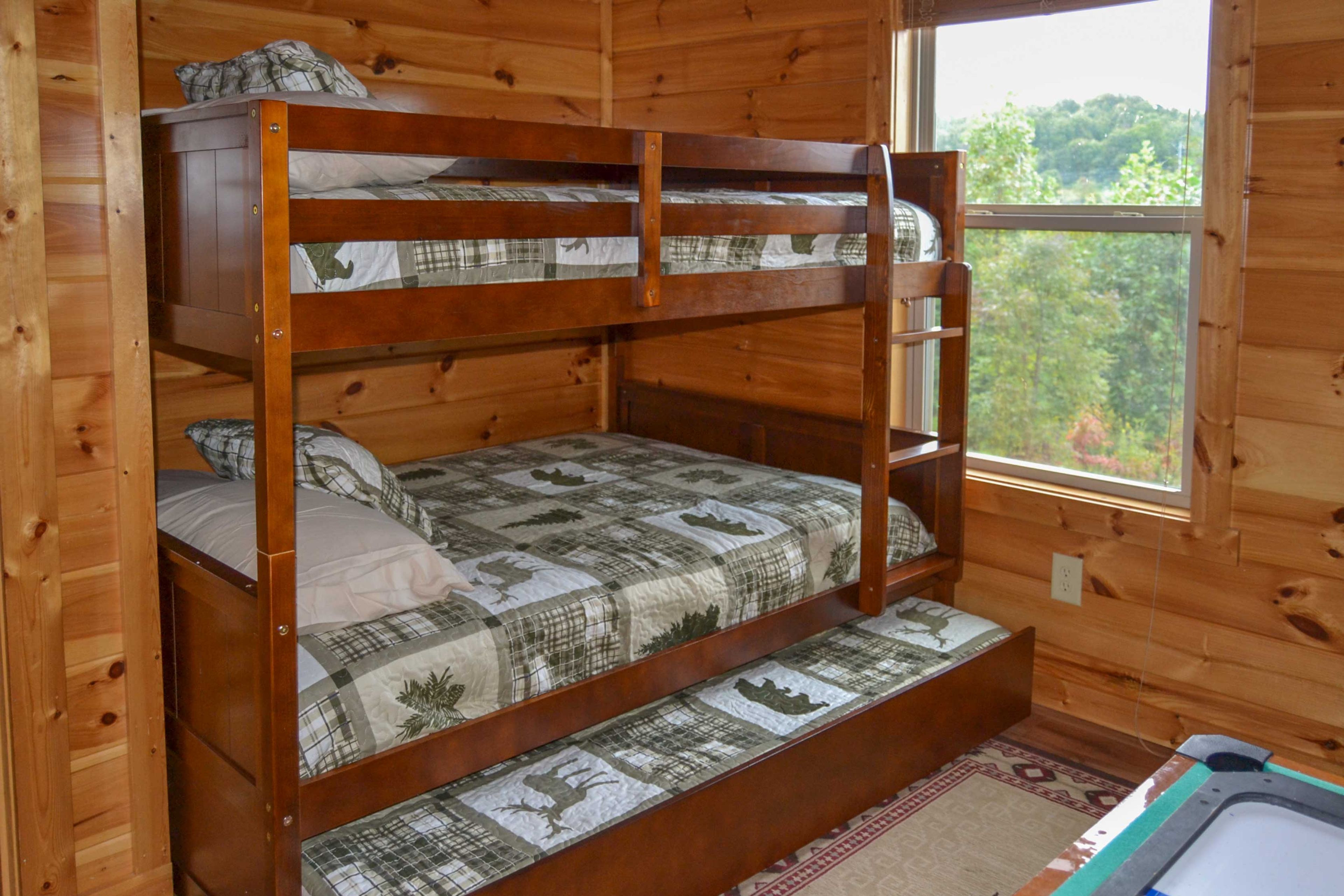 Bedroom 3 | Full Bunk Bed with Twin Trundle | Game Selection