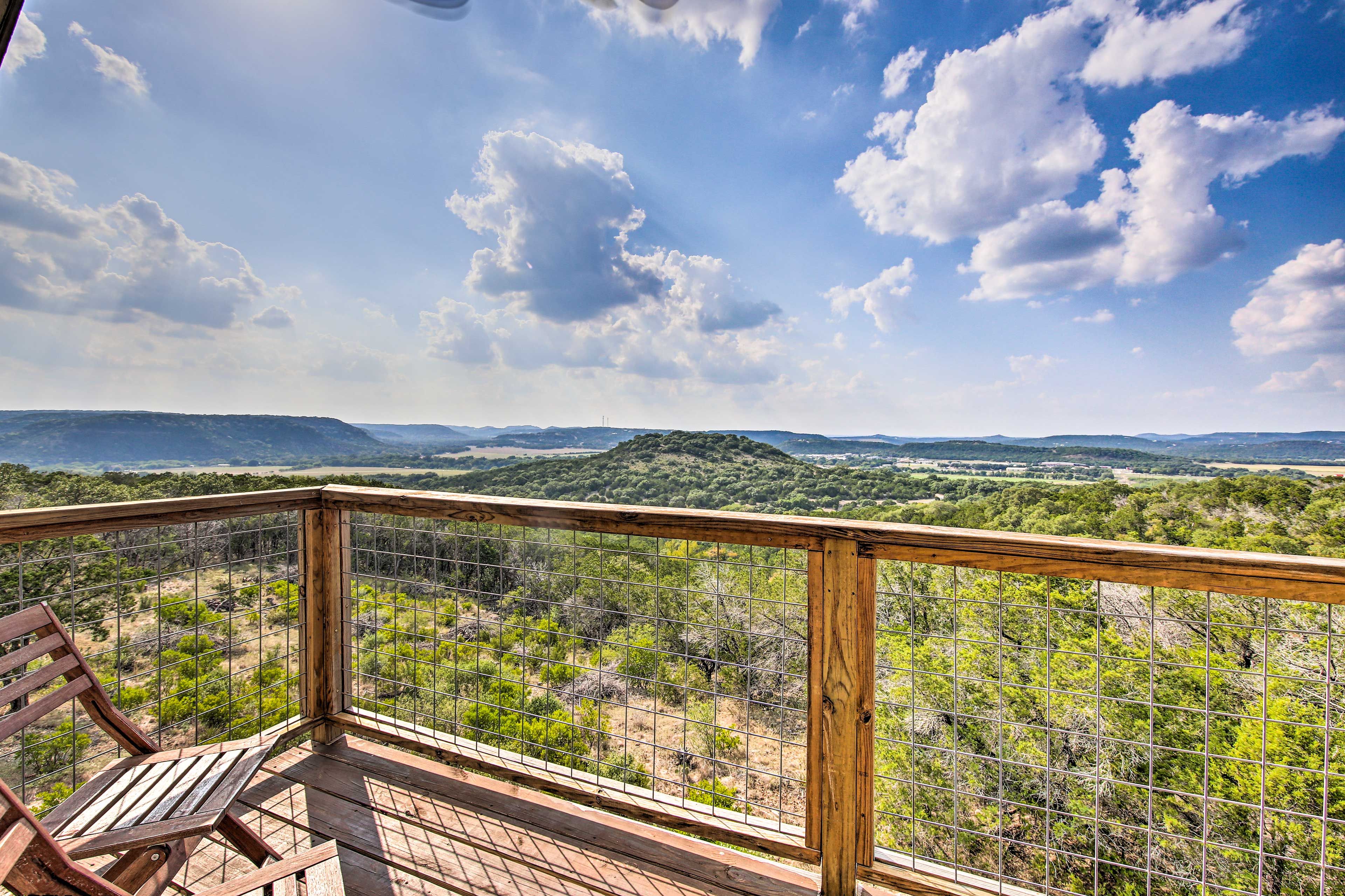 You'll be just a few miles from the water sports on the Guadeloupe River.