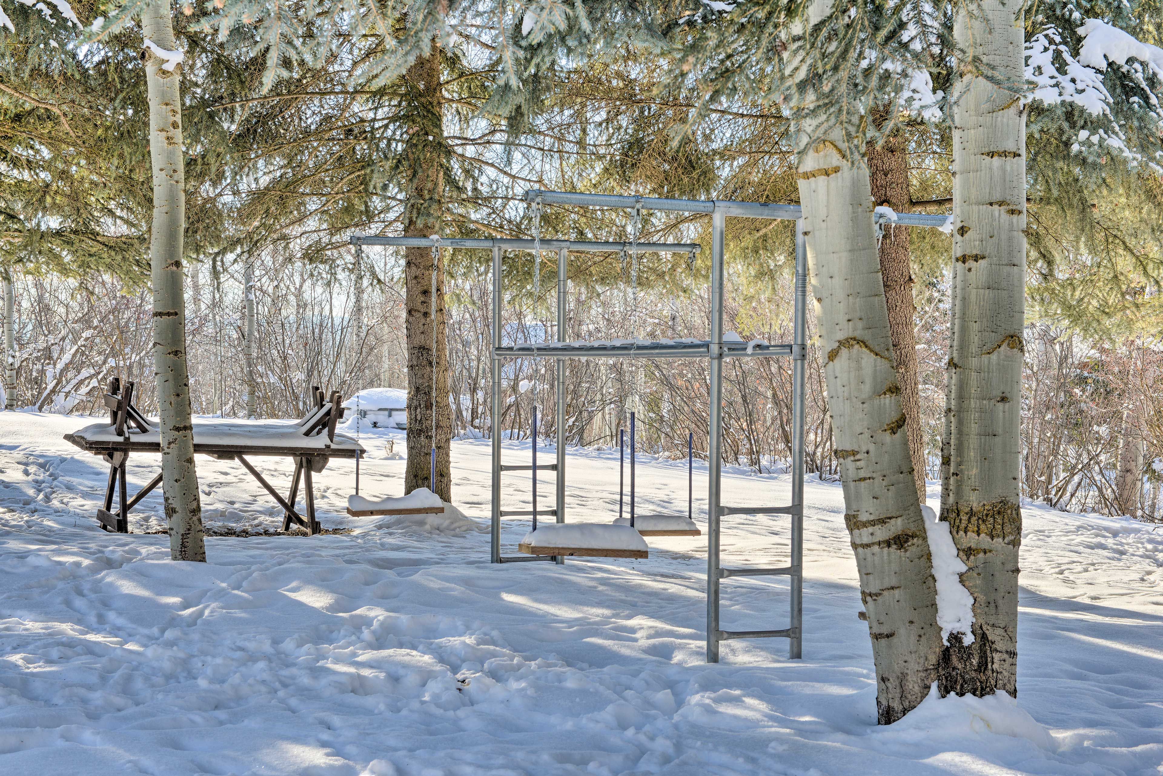 Private Swing Set