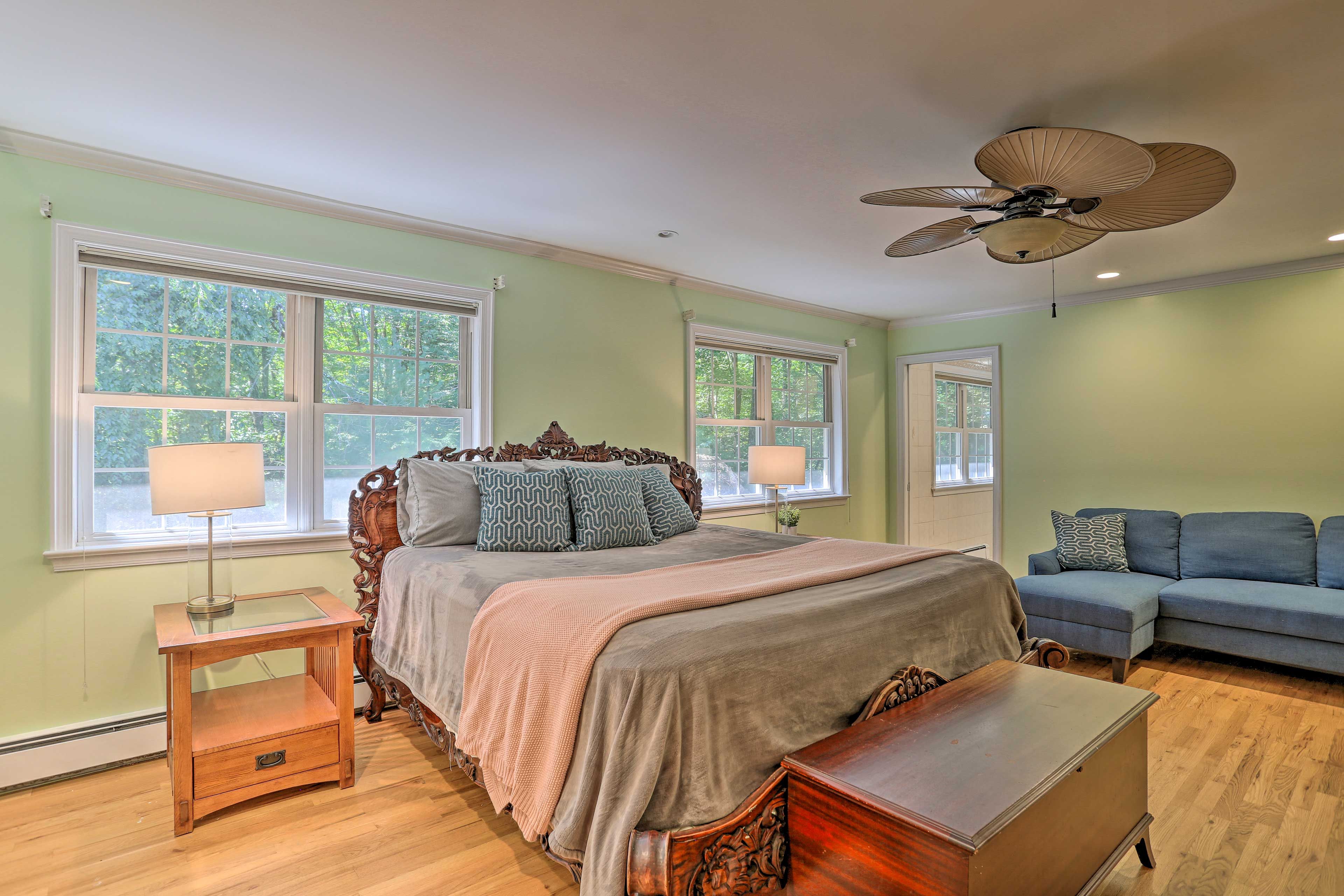 Bedroom 1 | California King Bed | Sleeper Sofa