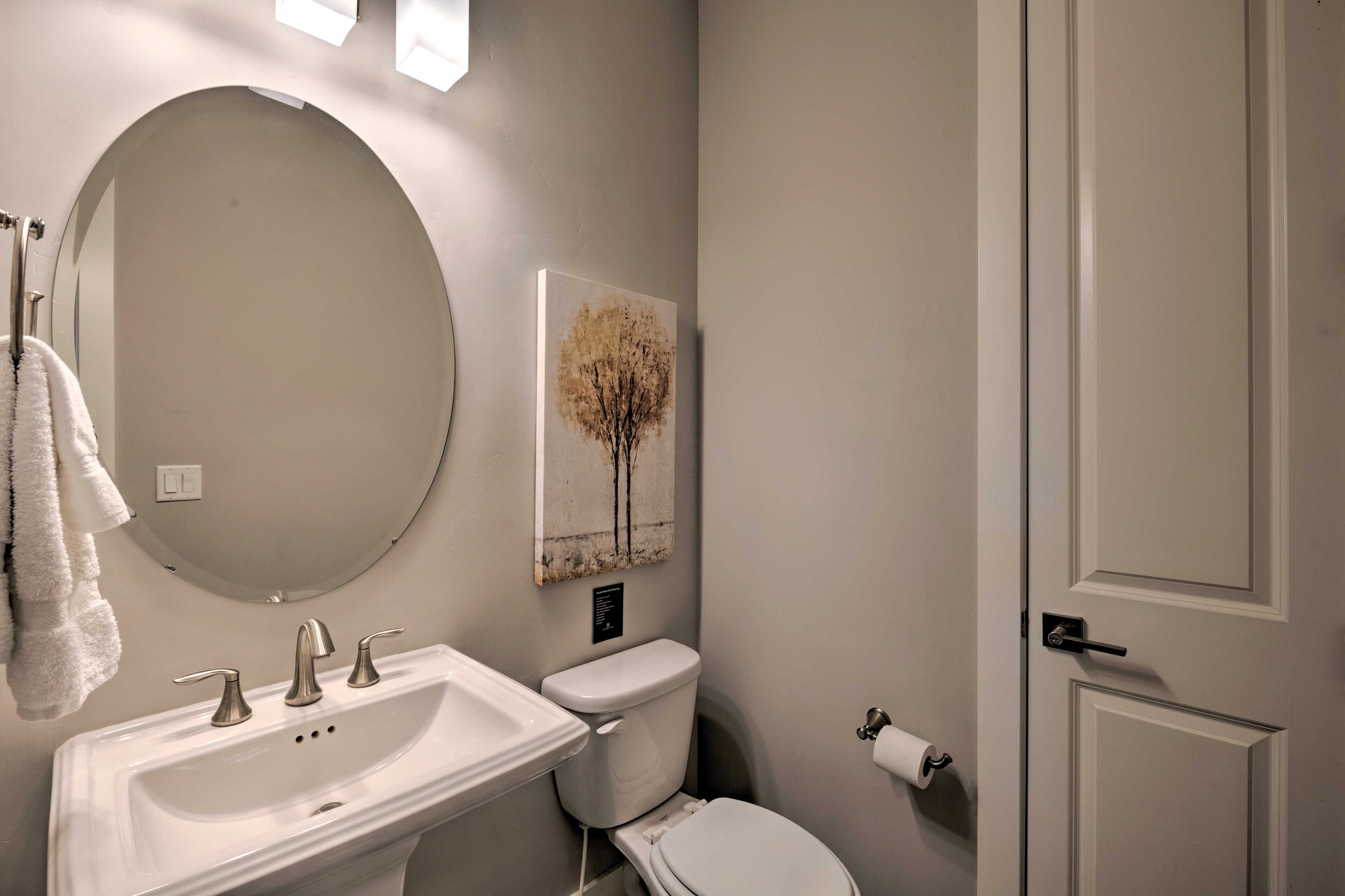 Half Bathroom | Main Floor | Steps to Access