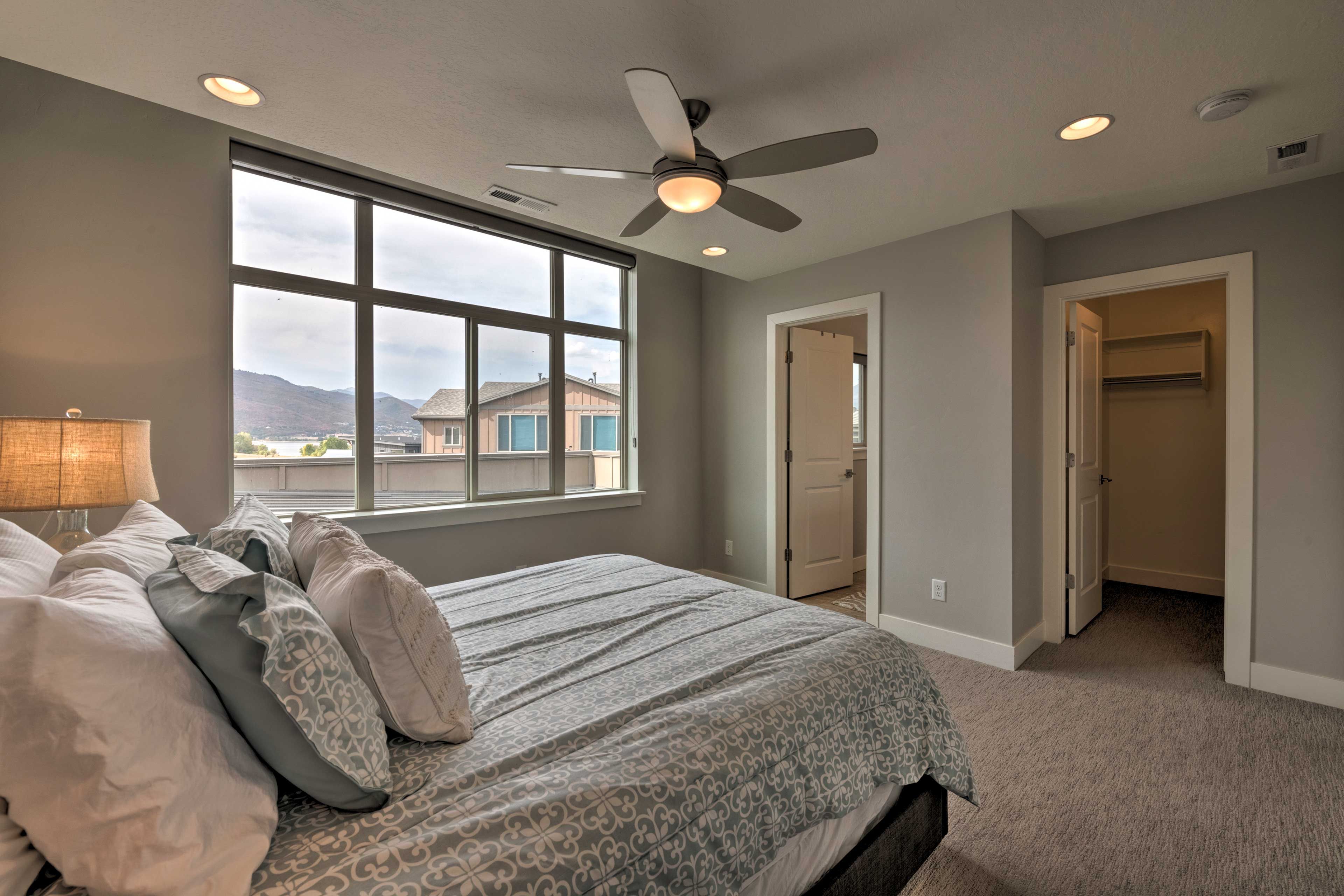 Second Bedroom | Walk-In Closet | Mountain Views | En-Suite Bathroom