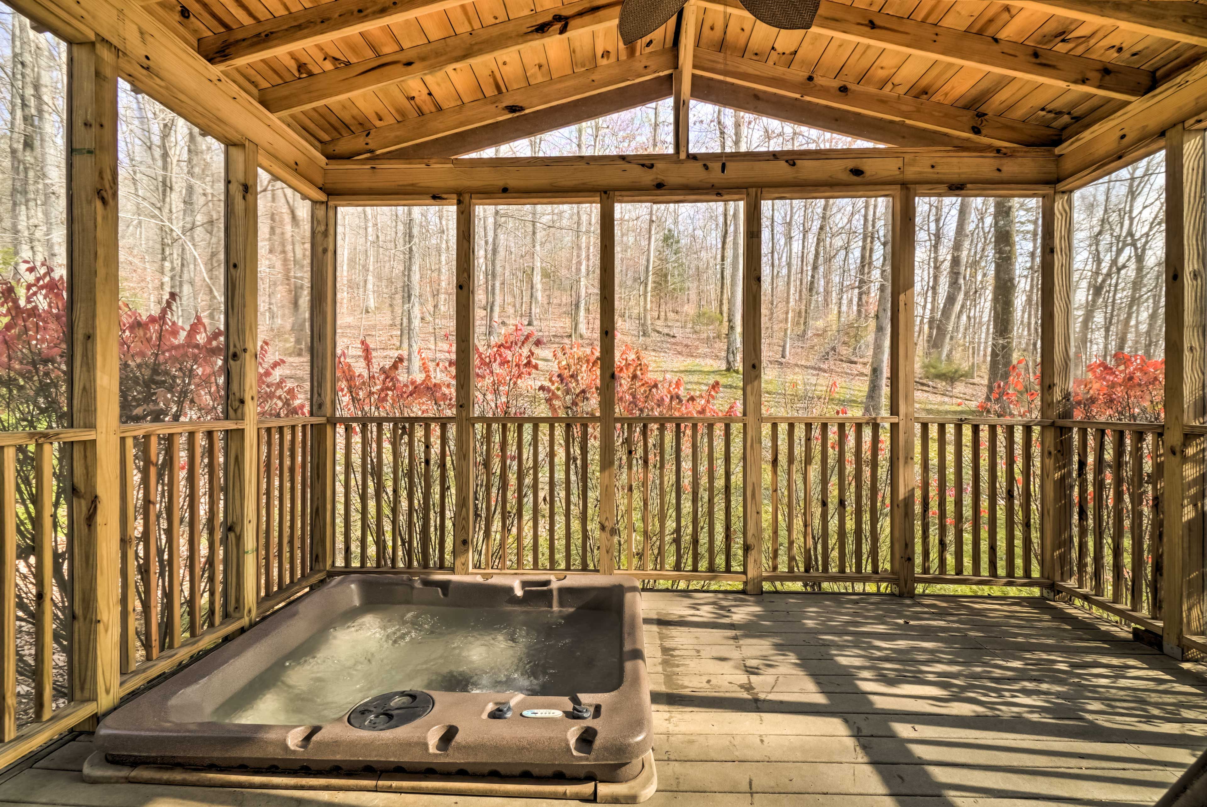Exterior Space | Private Hot Tub | Spacious Yard | Gazebo