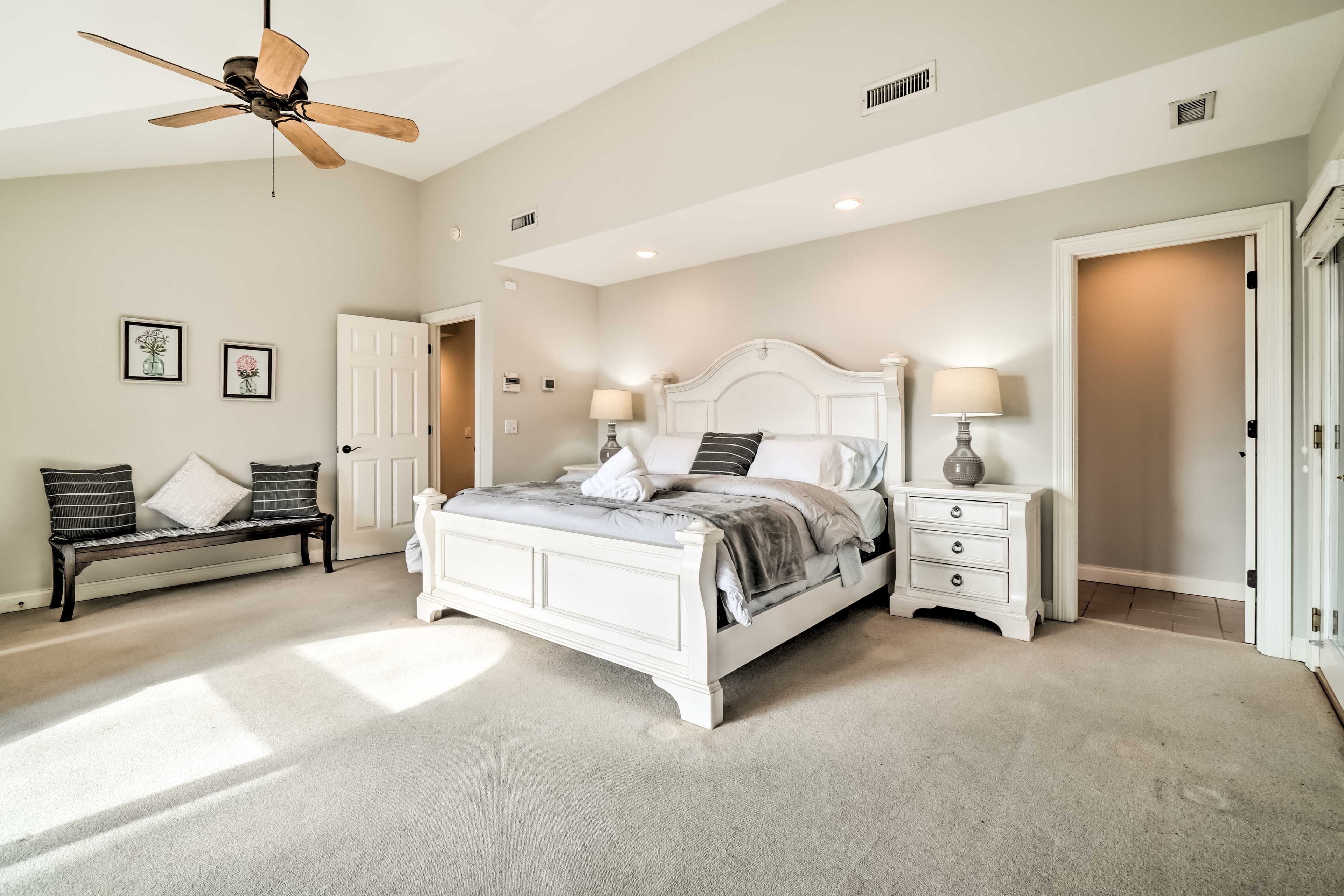 Bedroom 1 | King Bed | Twin Sleeper Sofa