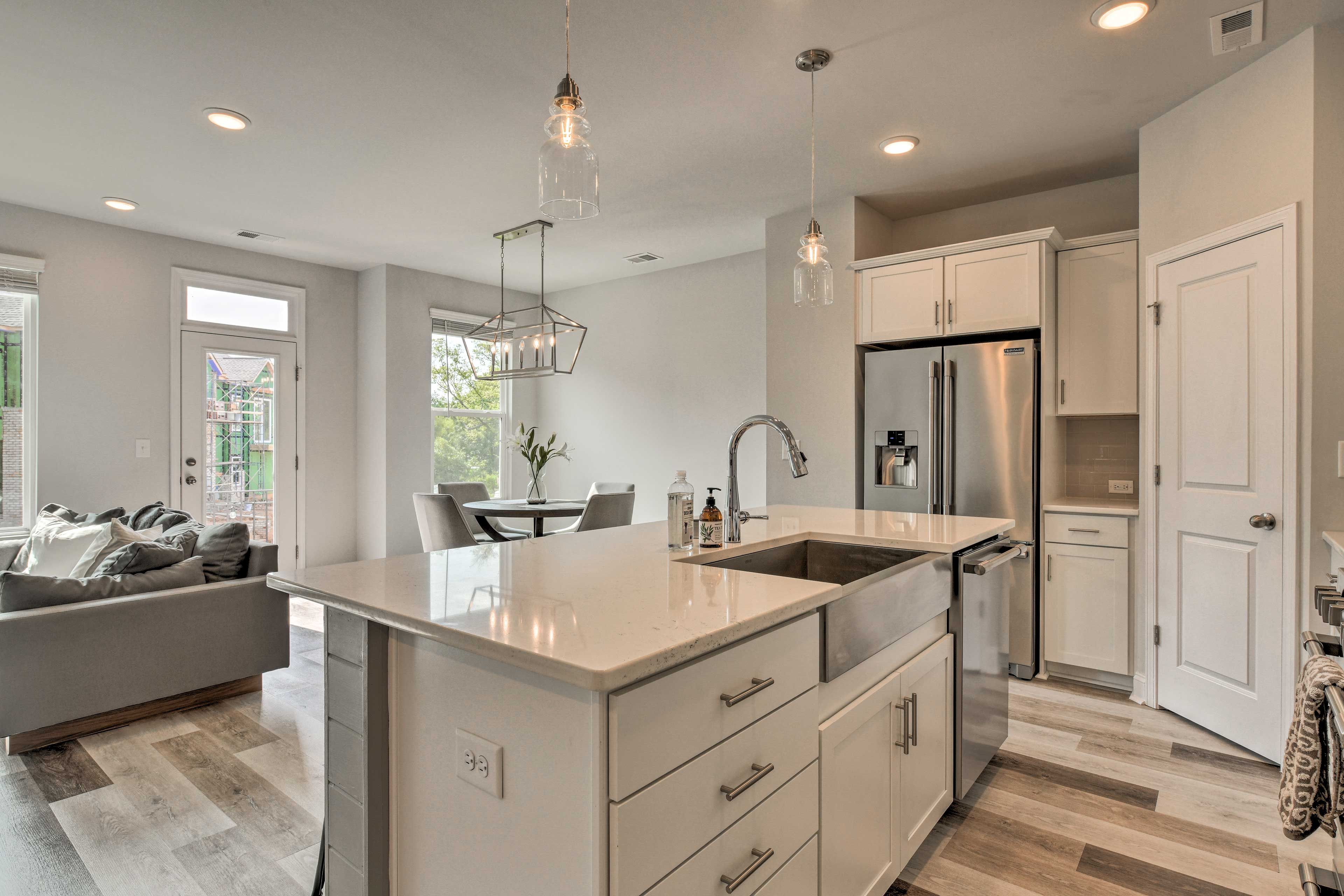 You'll love whipping up your favorite recipes in the gourmet kitchen.