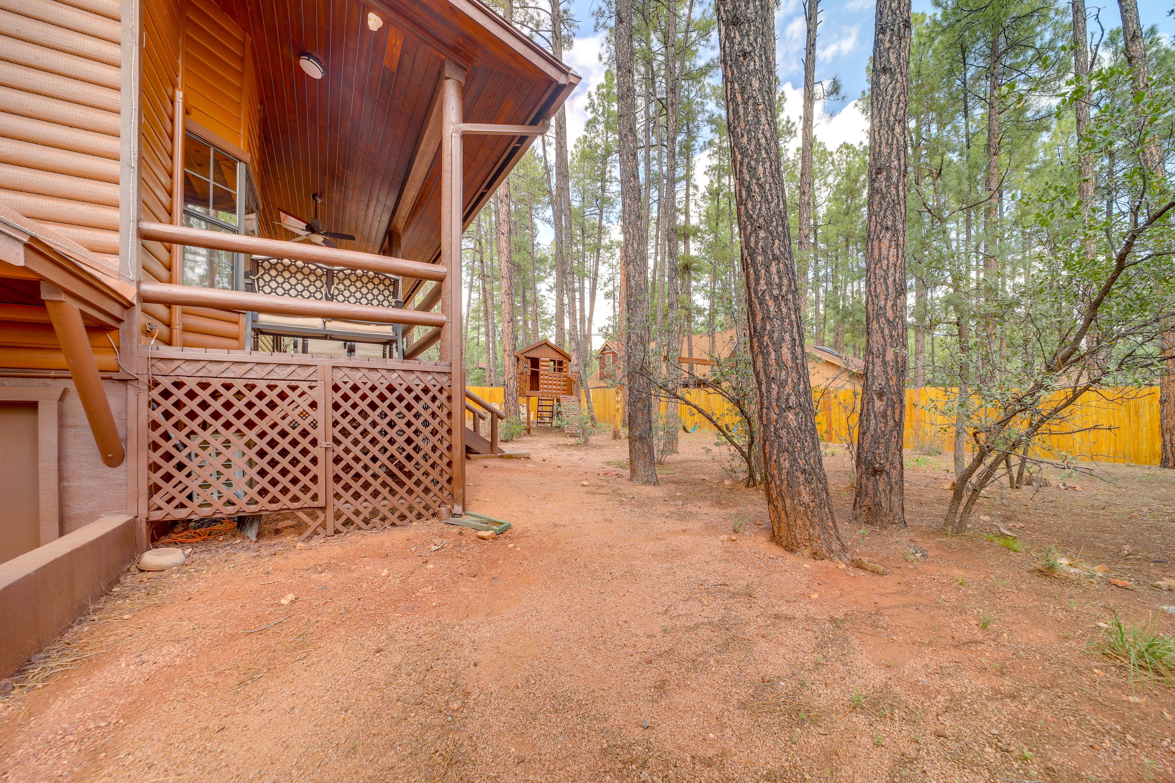 Private Backyard Area