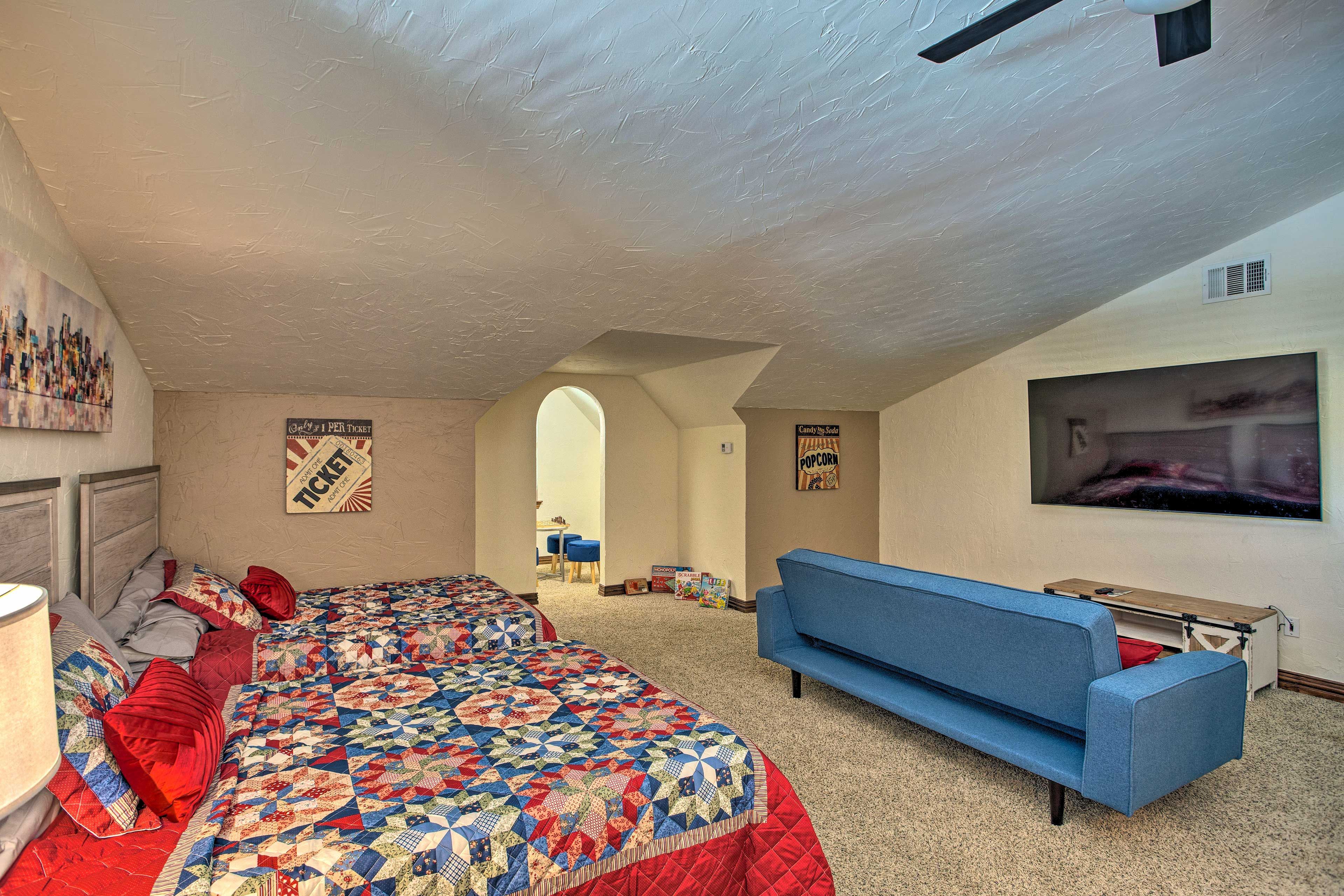 Bedroom 4 | 2 Full Beds | Sleeper Sofa