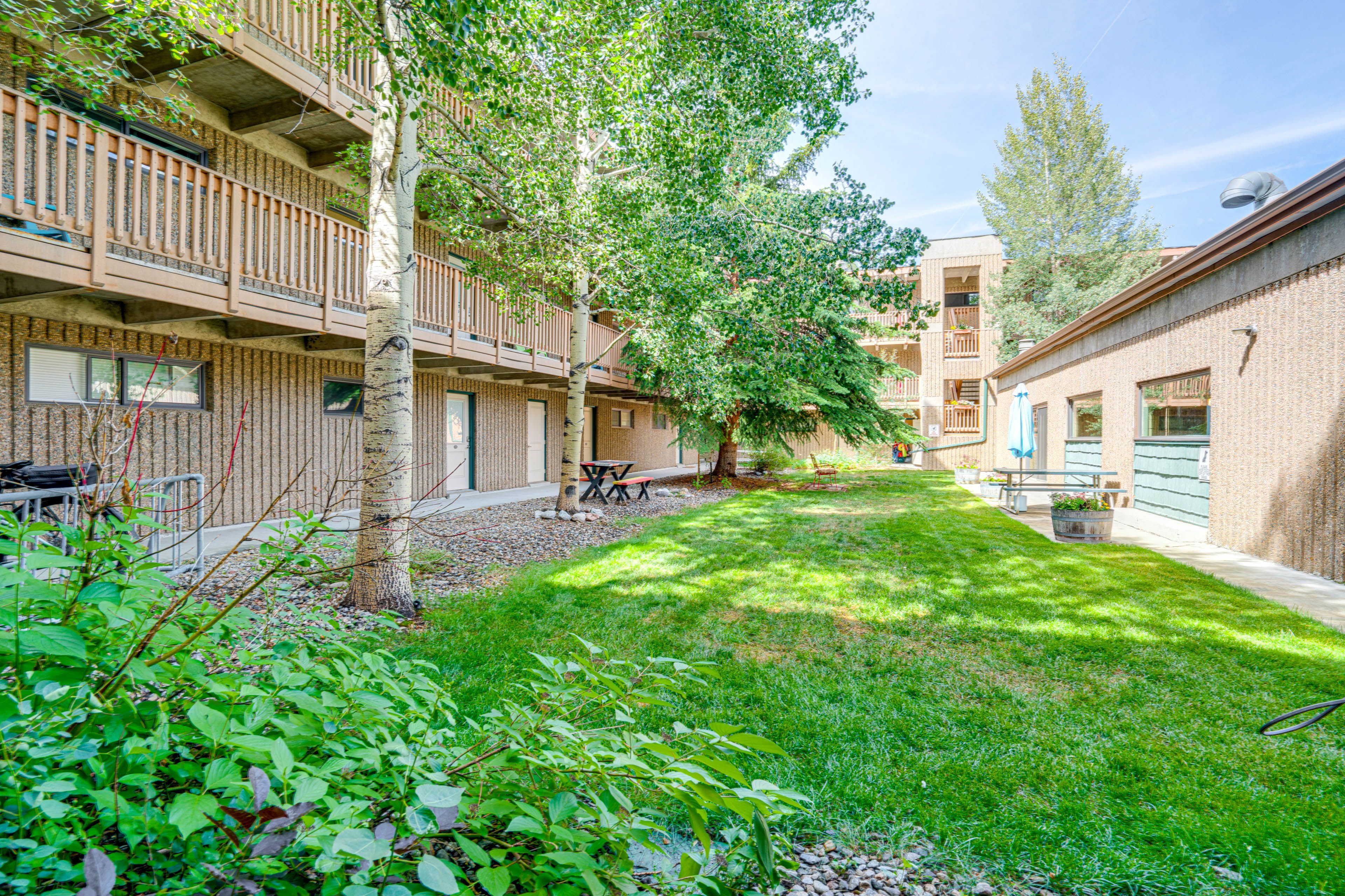 Shared Exterior Space | Picnic Tables