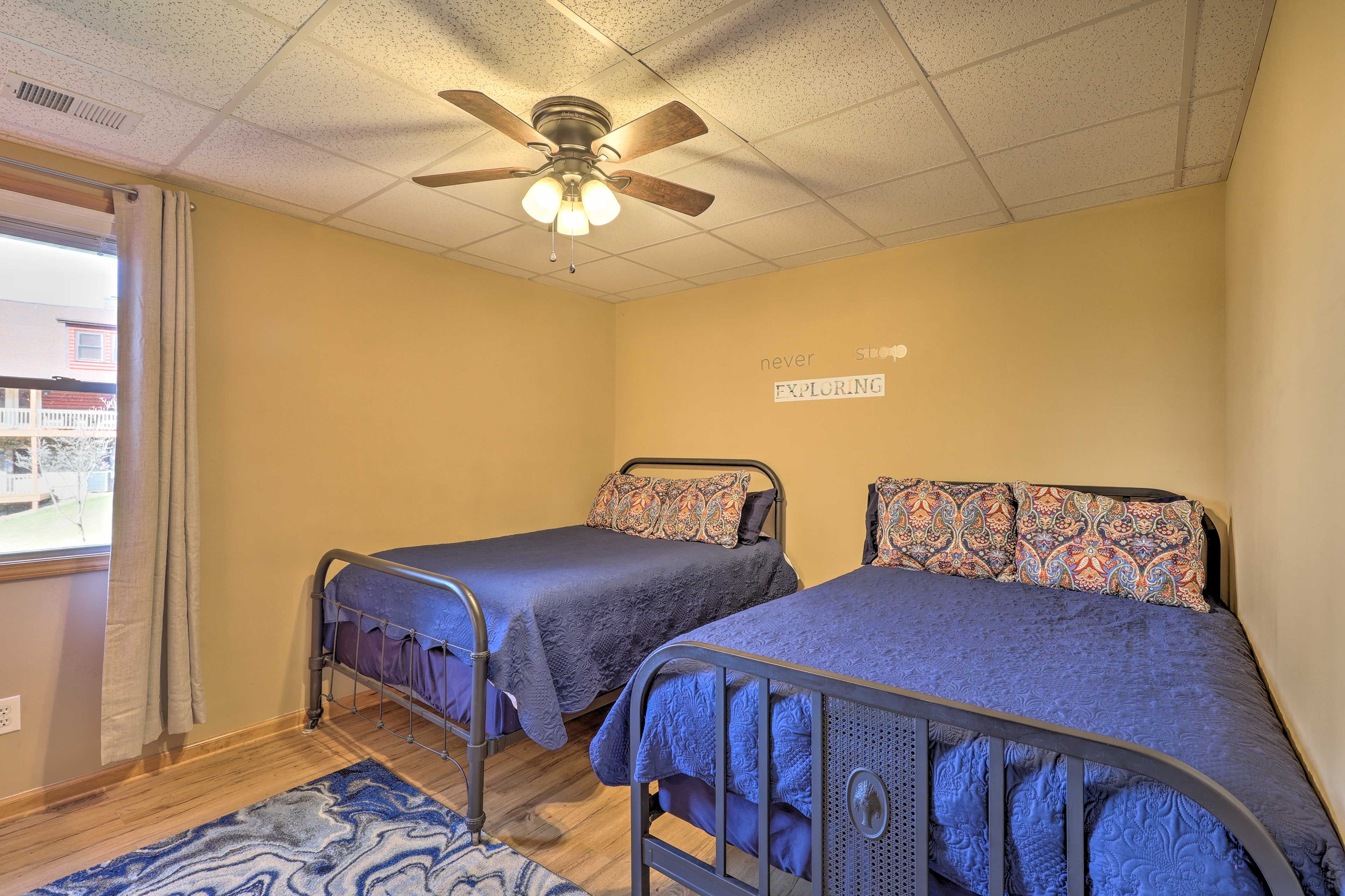 Bedroom 6 | 2 Full Beds