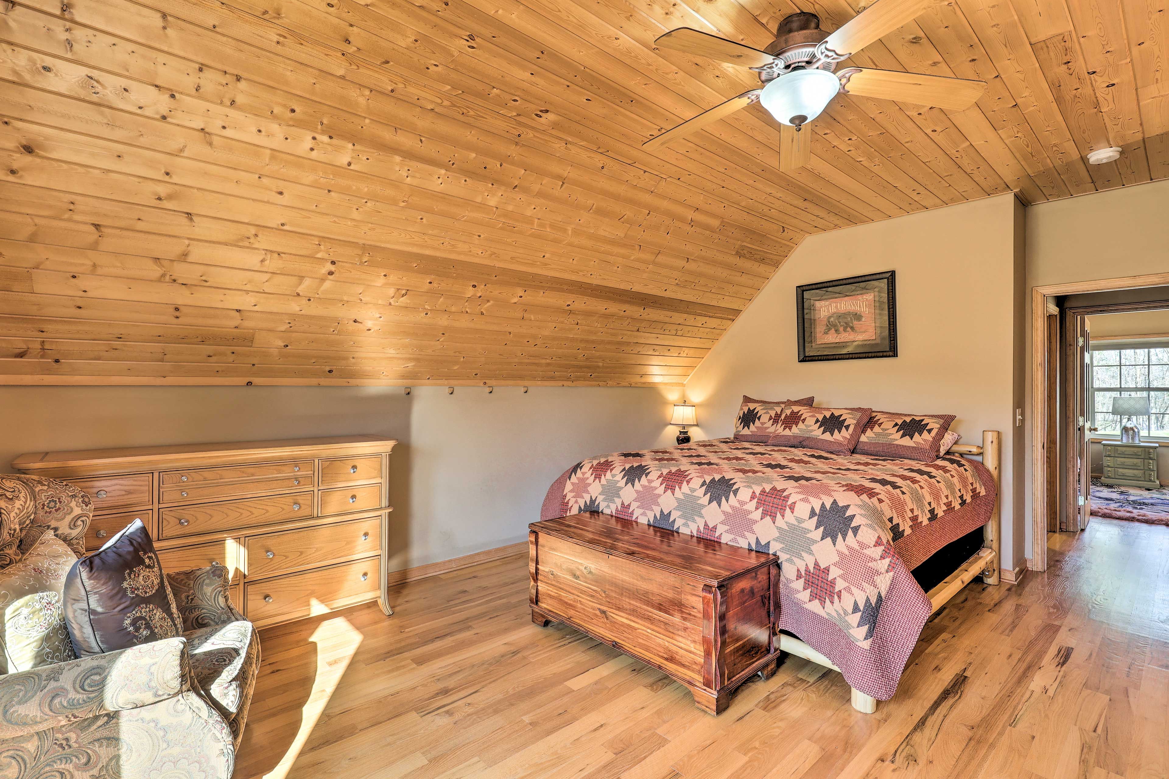 Bedroom 1 | King Bed | Balcony Access | 3rd Floor