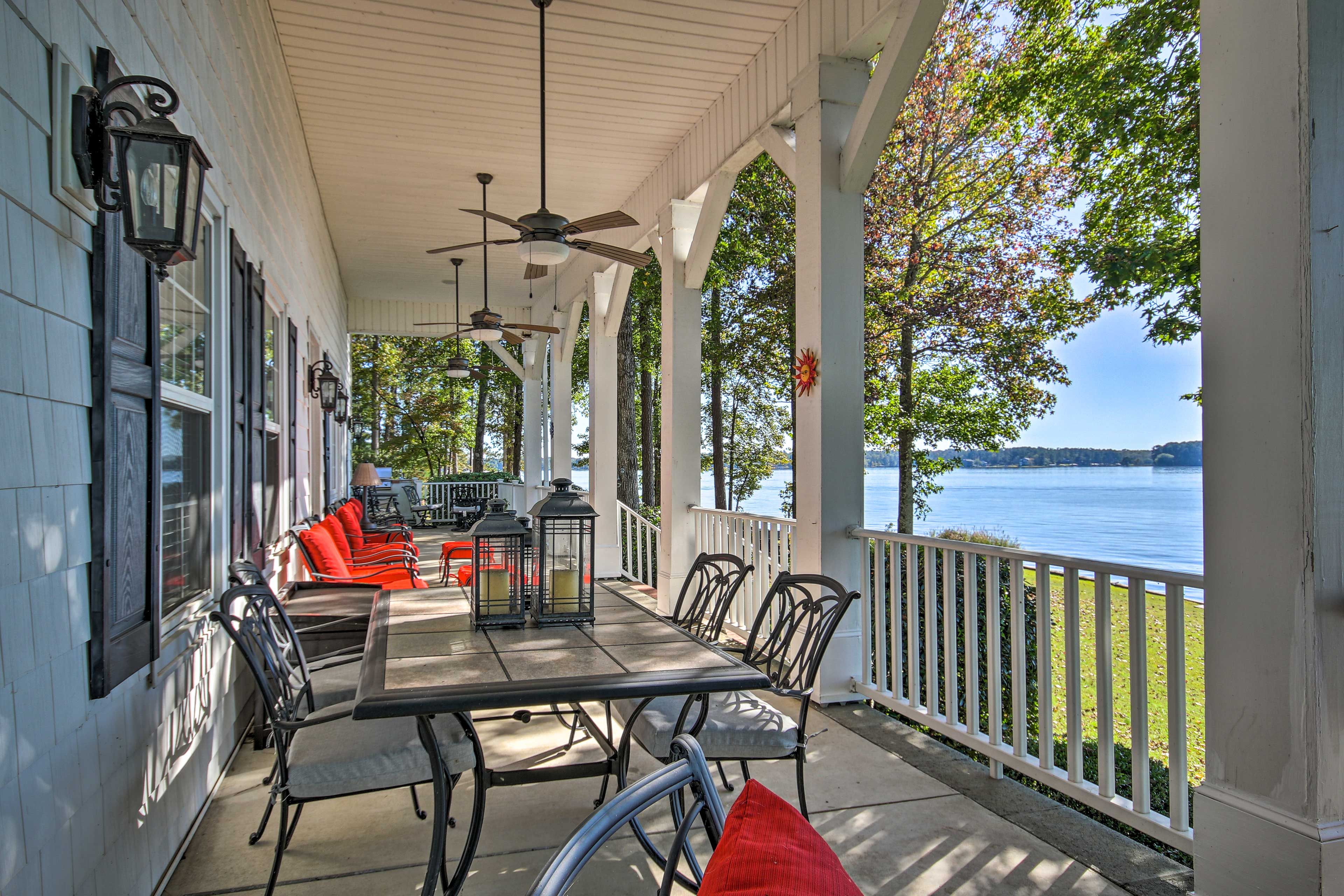 Back Porch | Dining Table | Ceiling Fans
