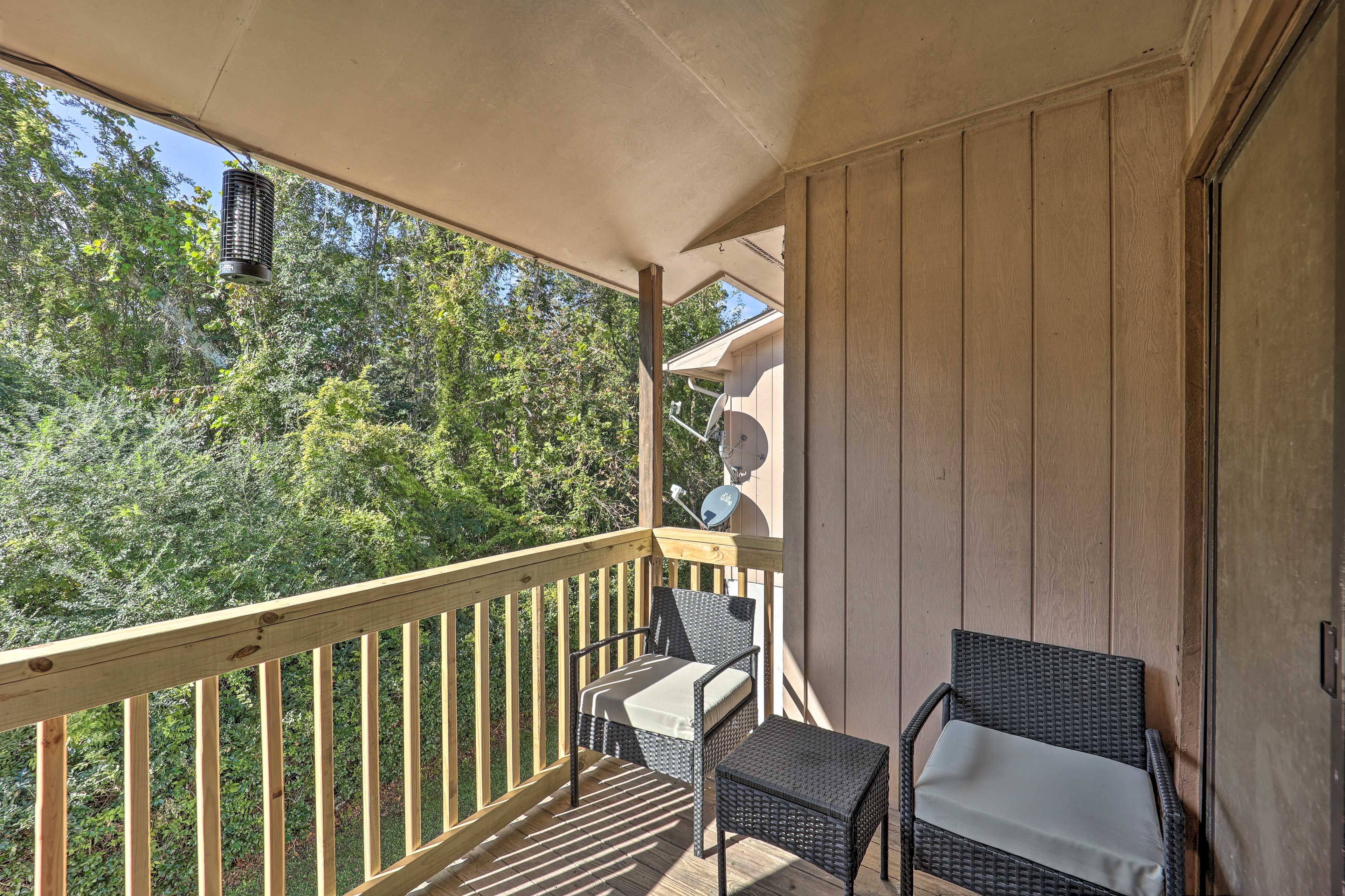 Furnished Balcony | Wooded Views