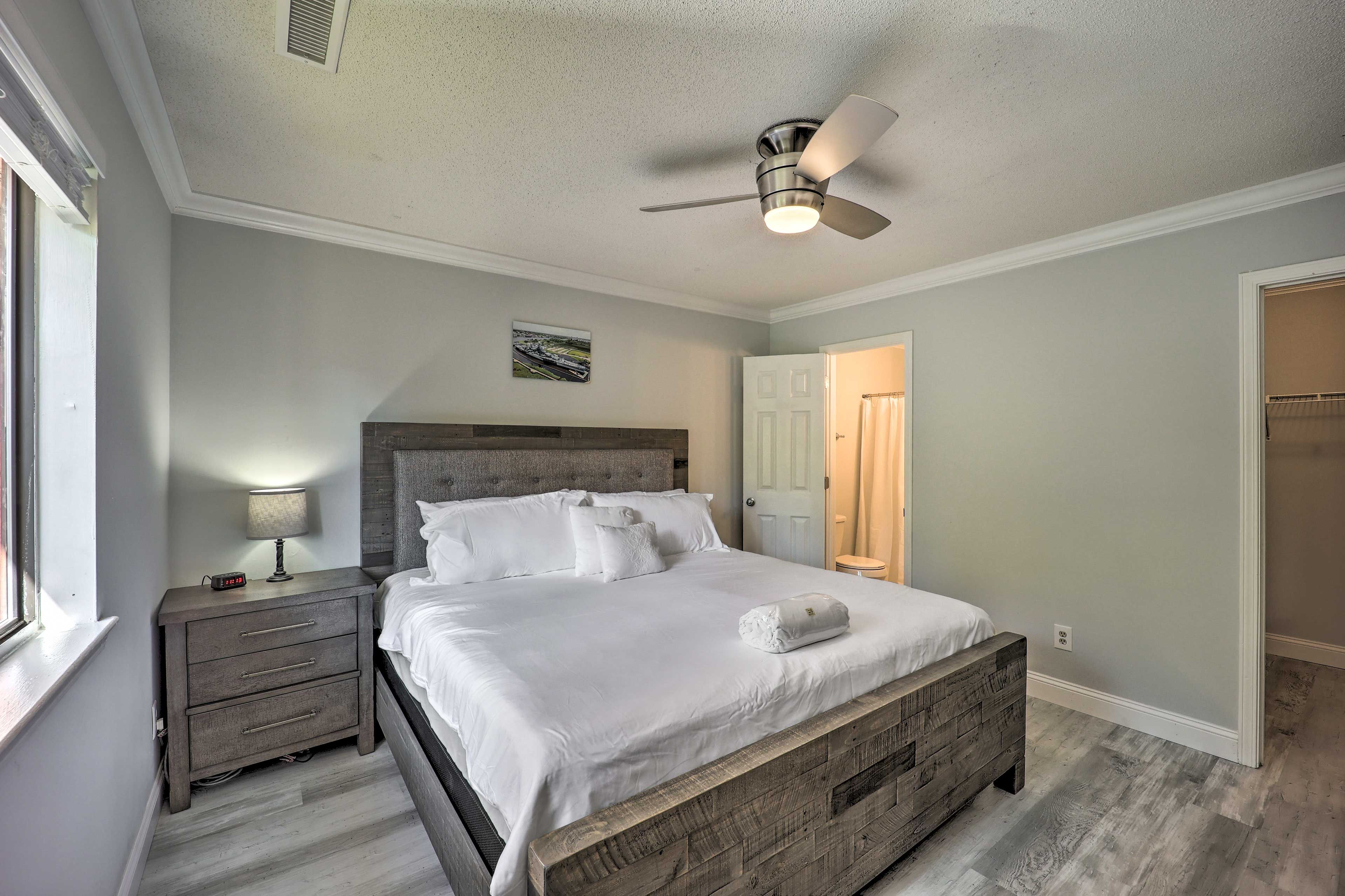 Primary Bedroom | Air Conditioning & Central Heating
