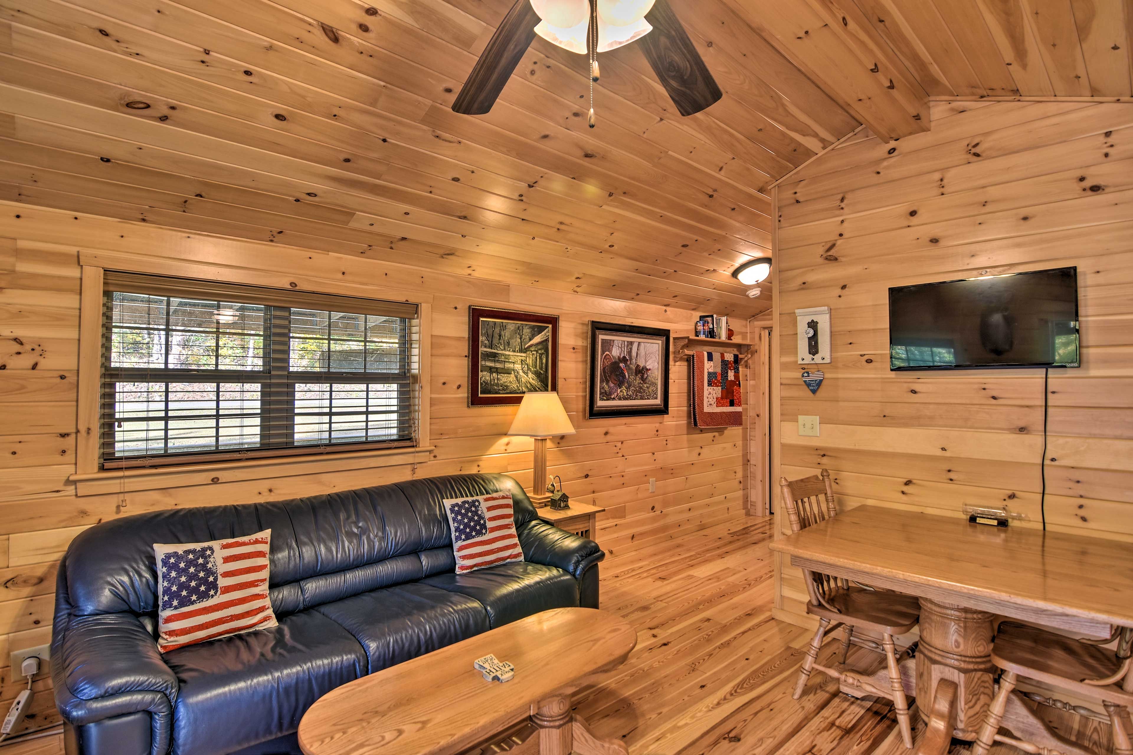 Parsons Vacation Rental | 1BR | 1BA | 600 Sq Ft