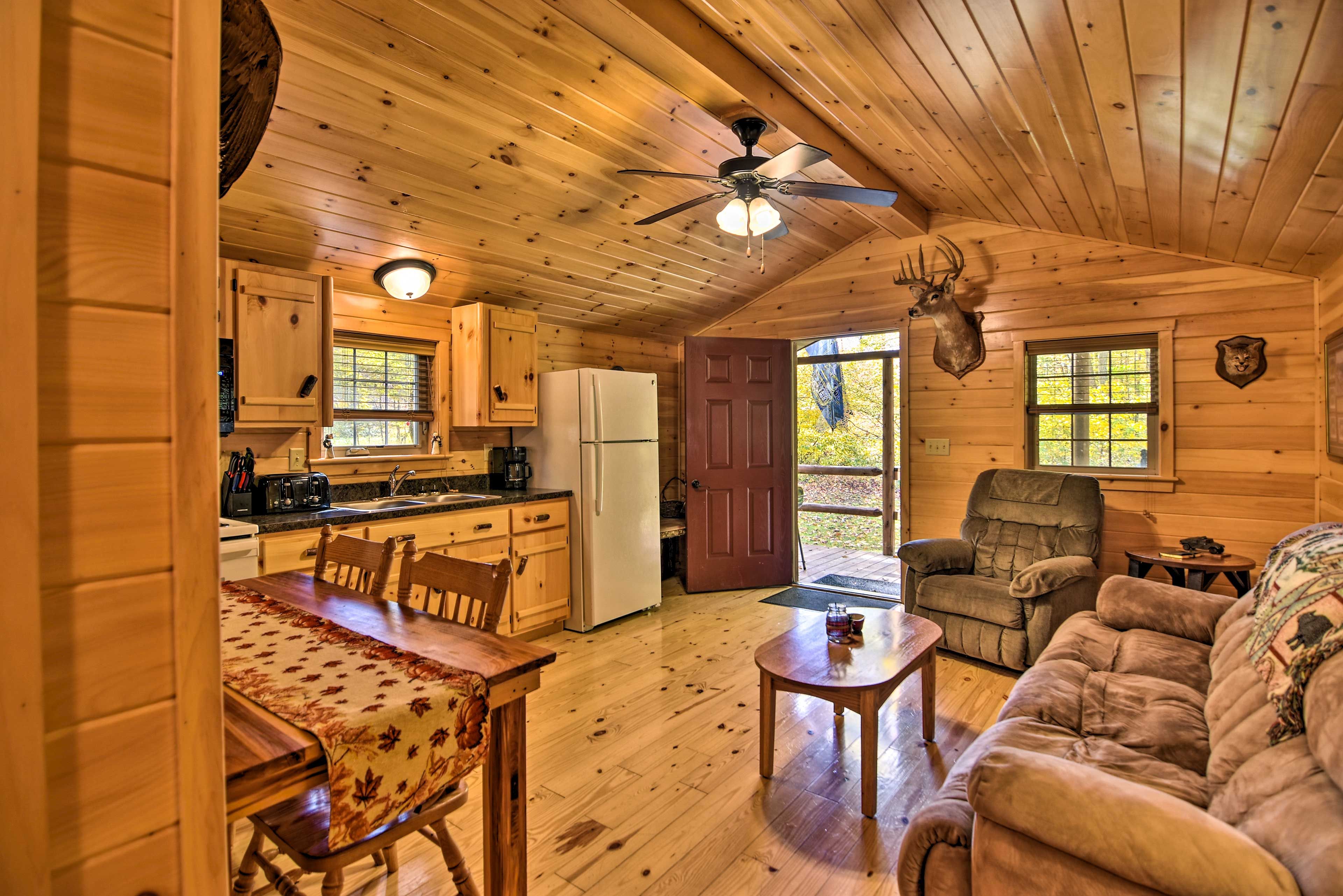Parsons Vacation Rental | 1BR | 1BA | 600 Sq Ft