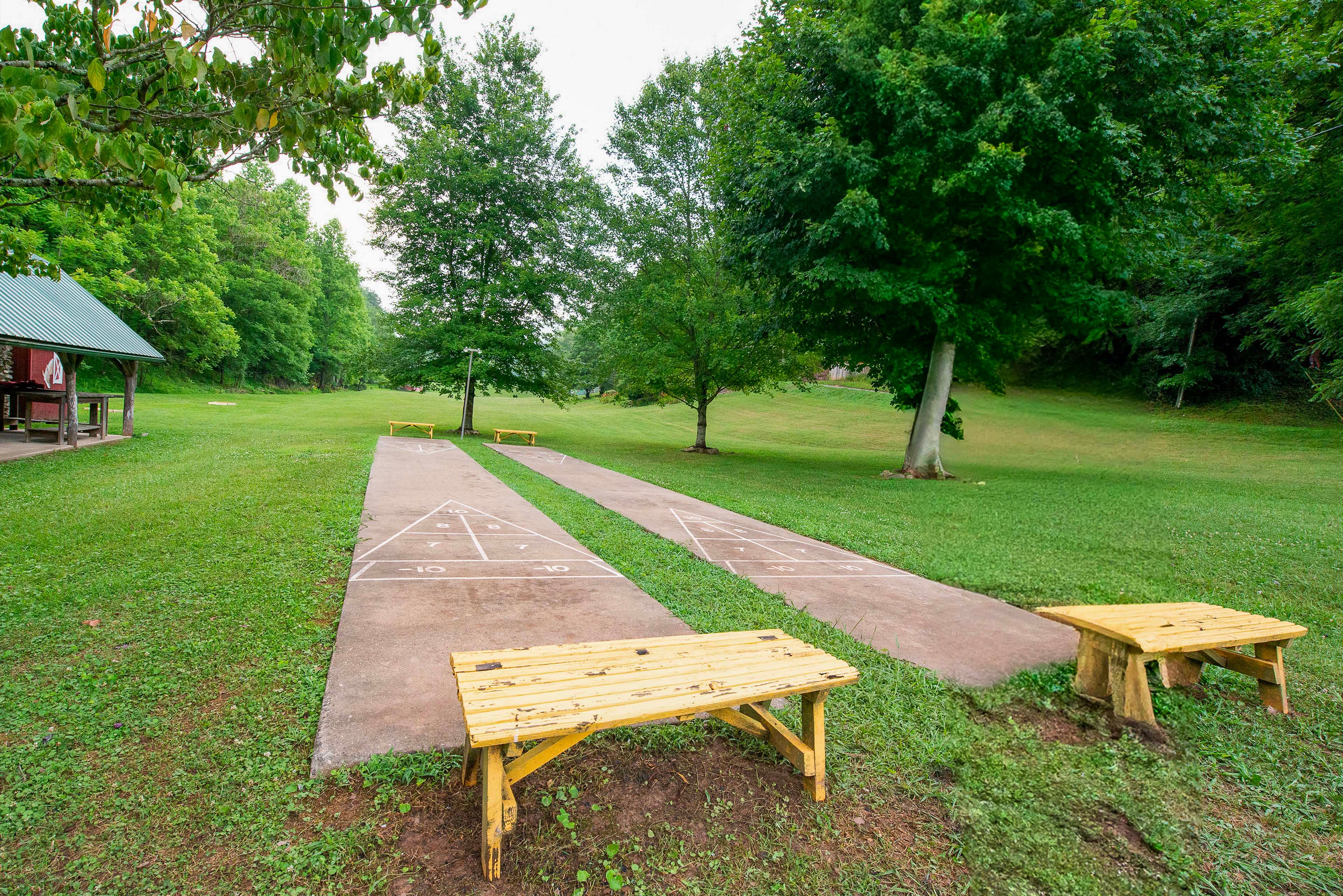 Outdoor Shuffleboard Court