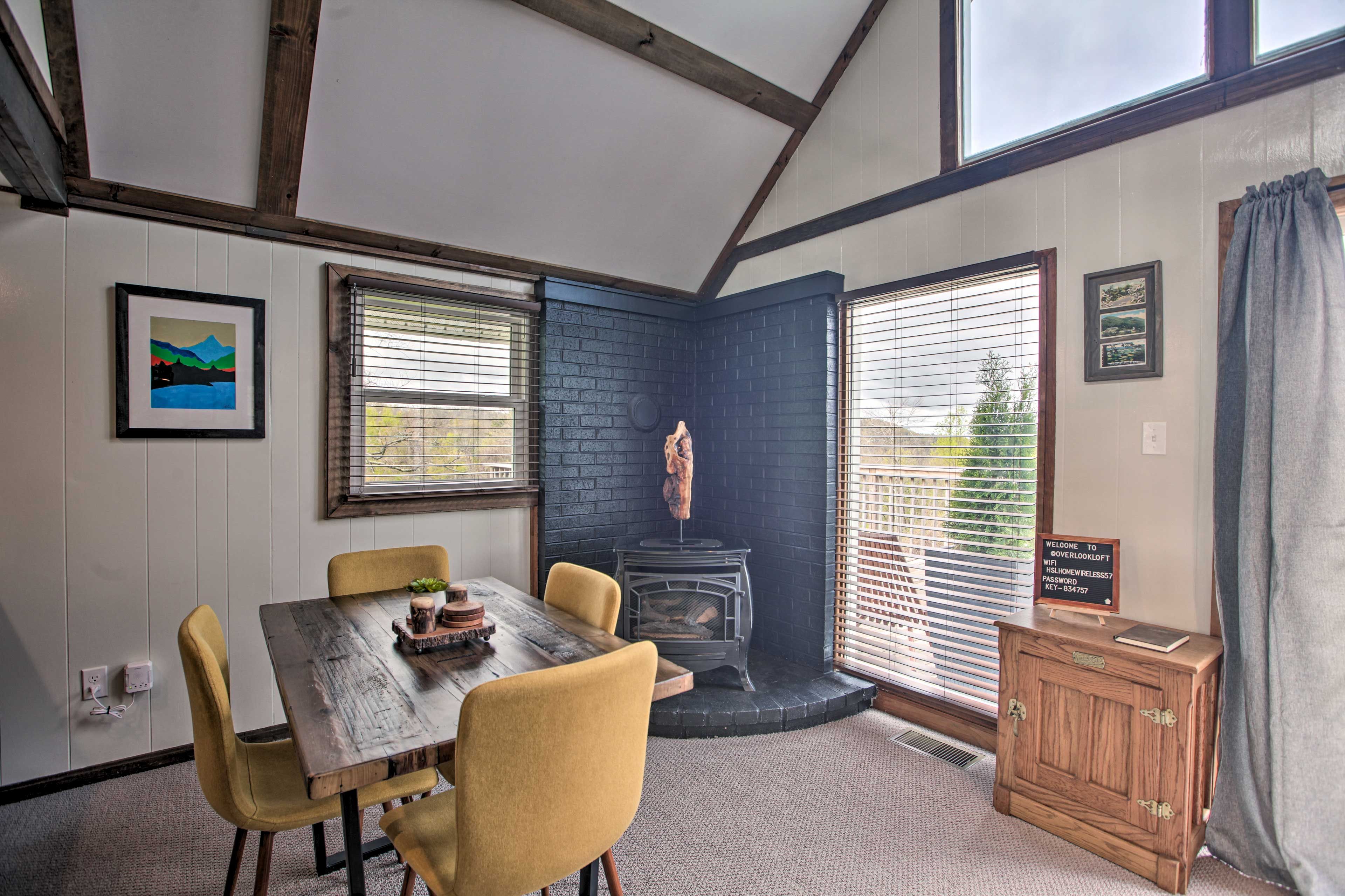 Dining Area | Decorative Gas Stove