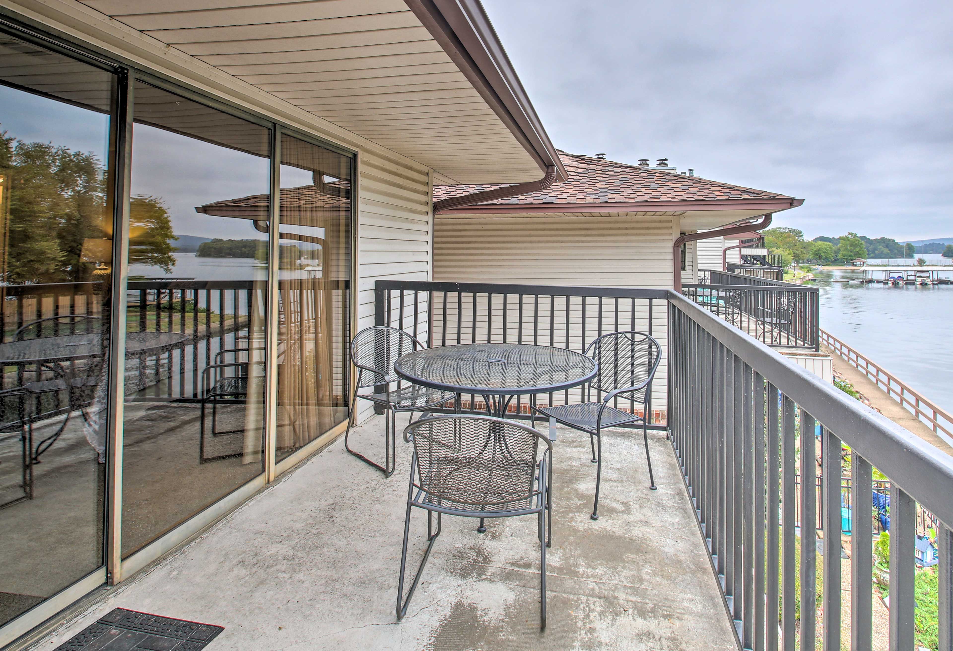 Private Balcony | Lake & Pool Views
