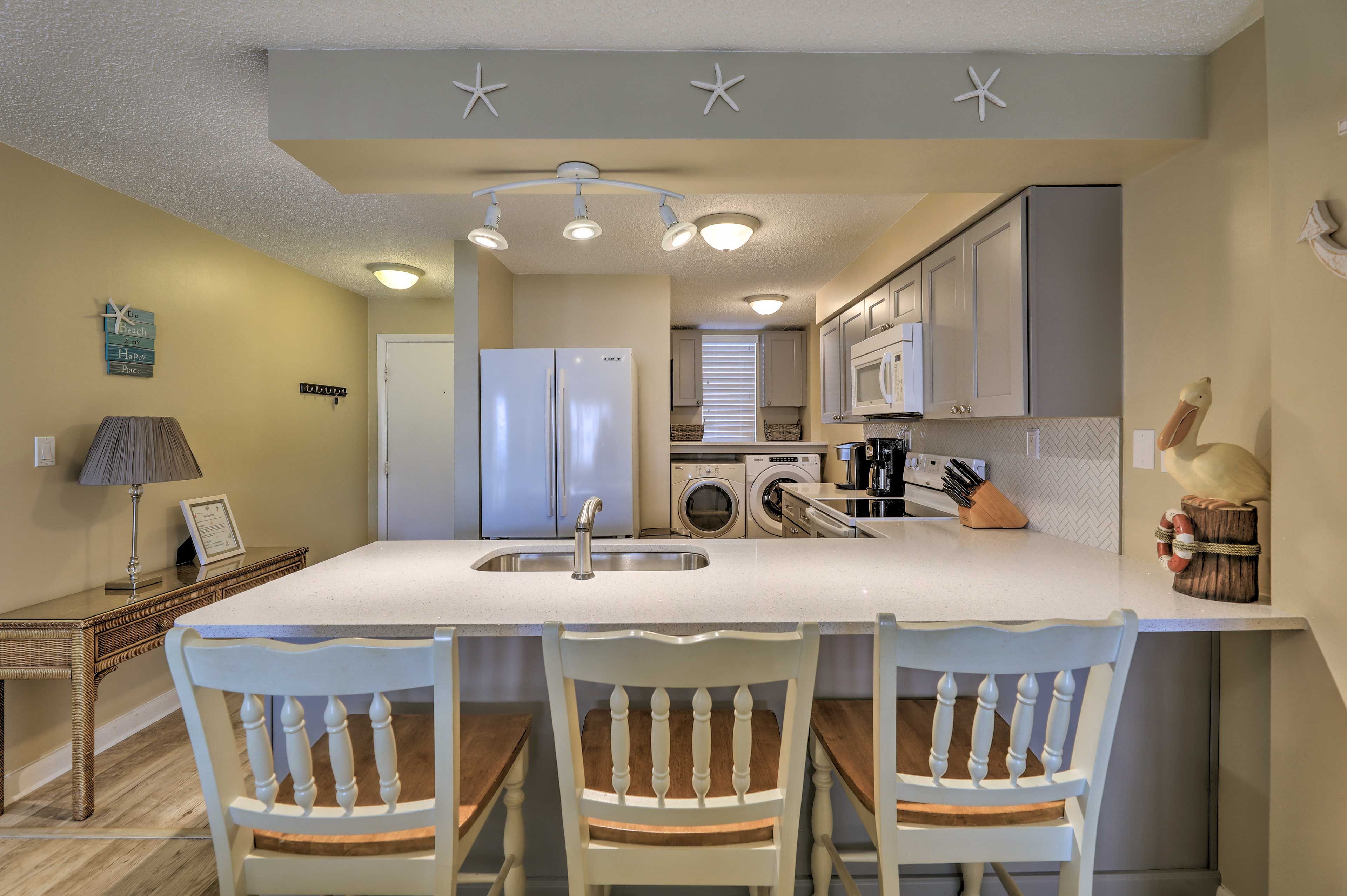 Fully Equipped Kitchen | Cooking Basics | Drip Coffee Maker