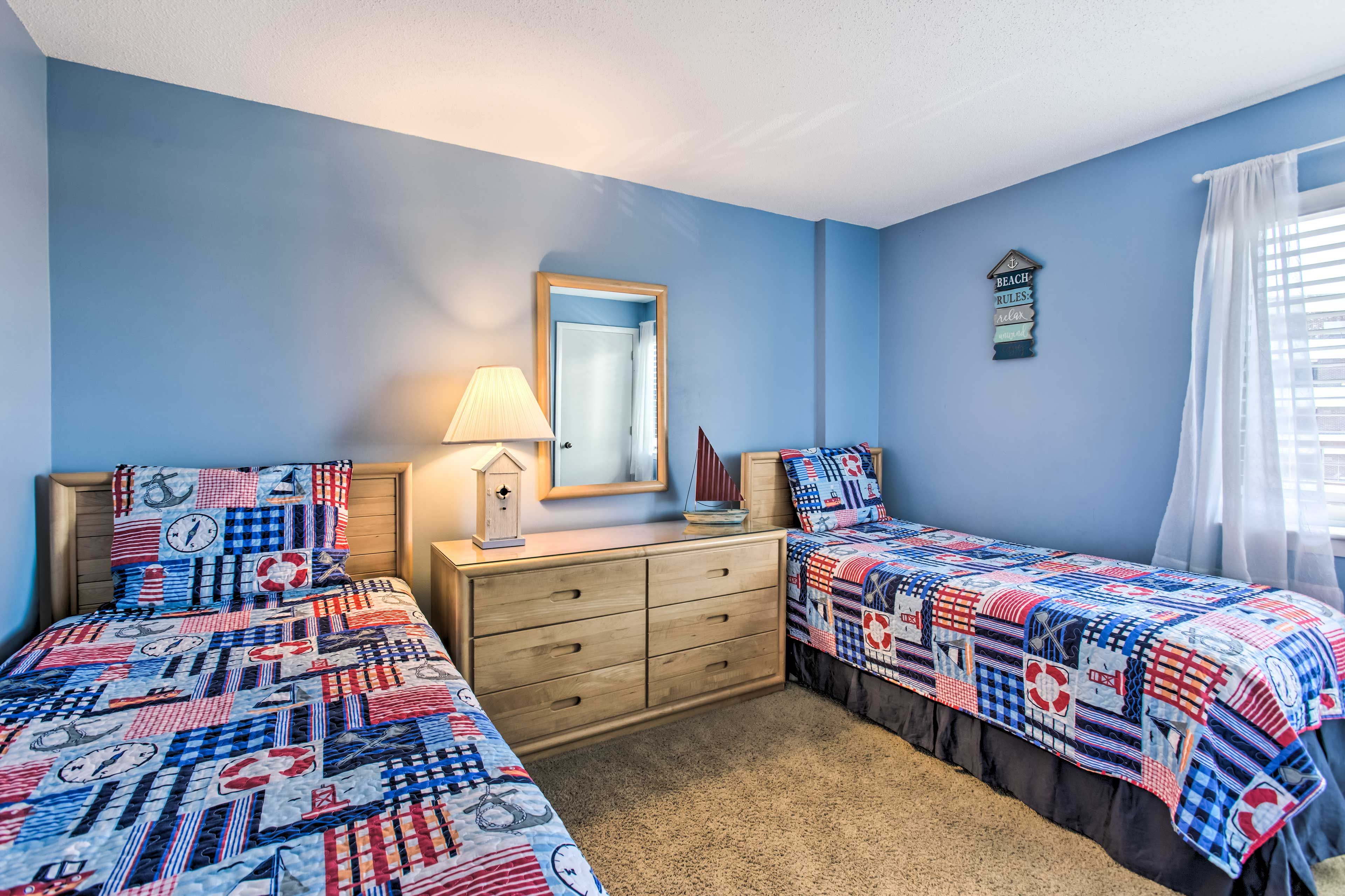 Bedroom 3 | 2 Twin Beds | Linens Provided