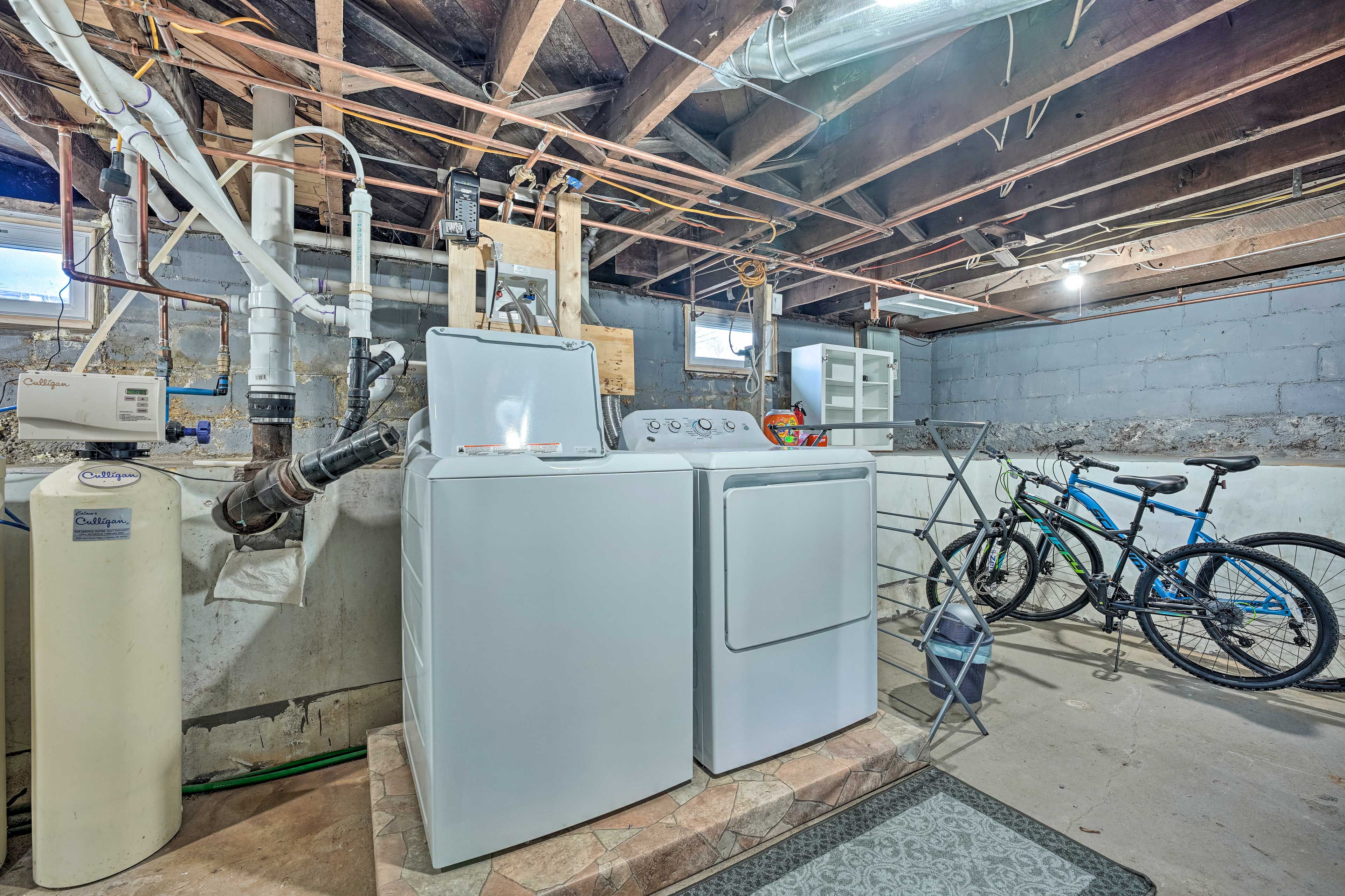Basement | Stairs Required | In-Unit Laundry Machines | Bicycles Provided