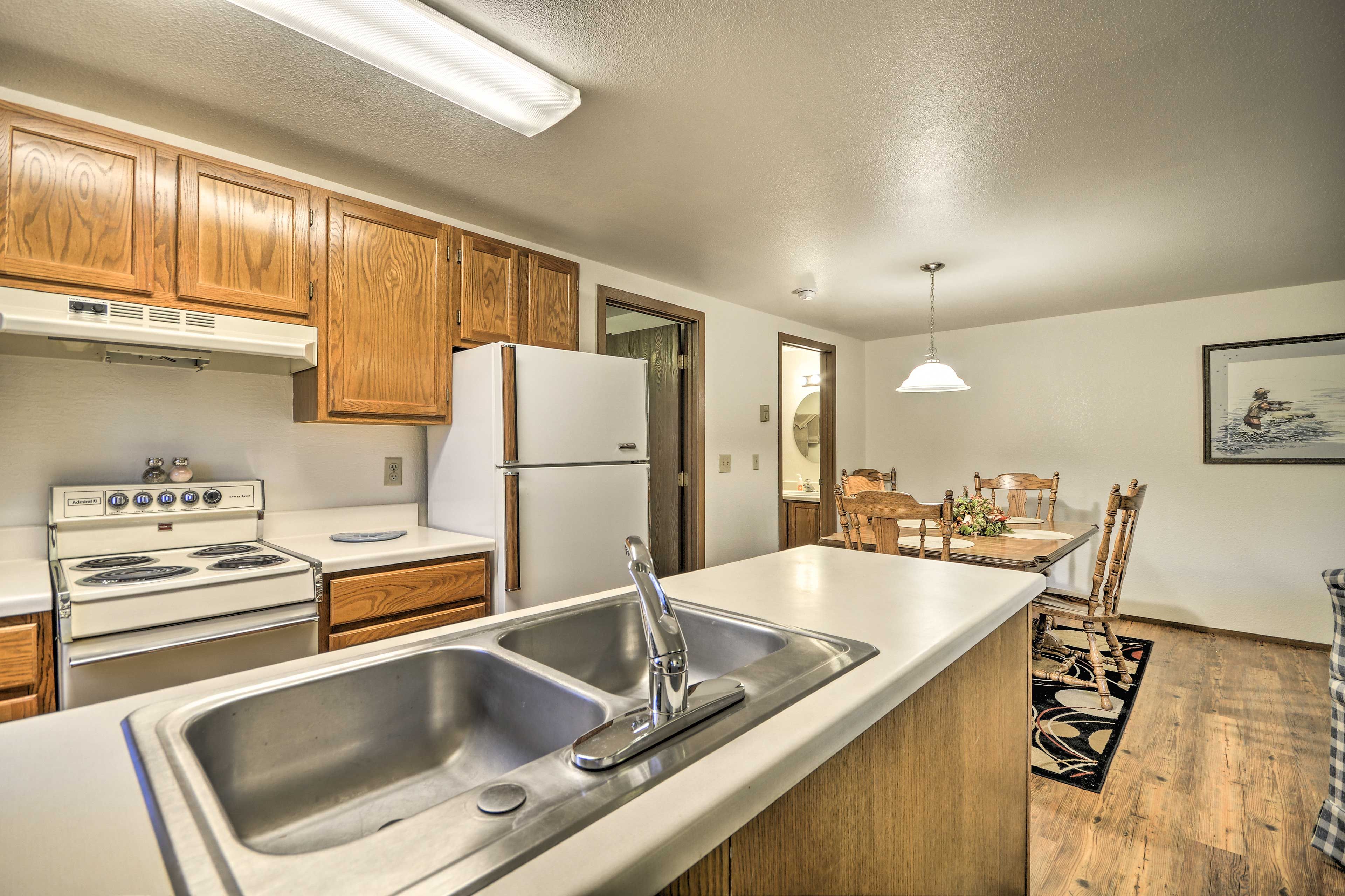 Well-Equipped Kitchen