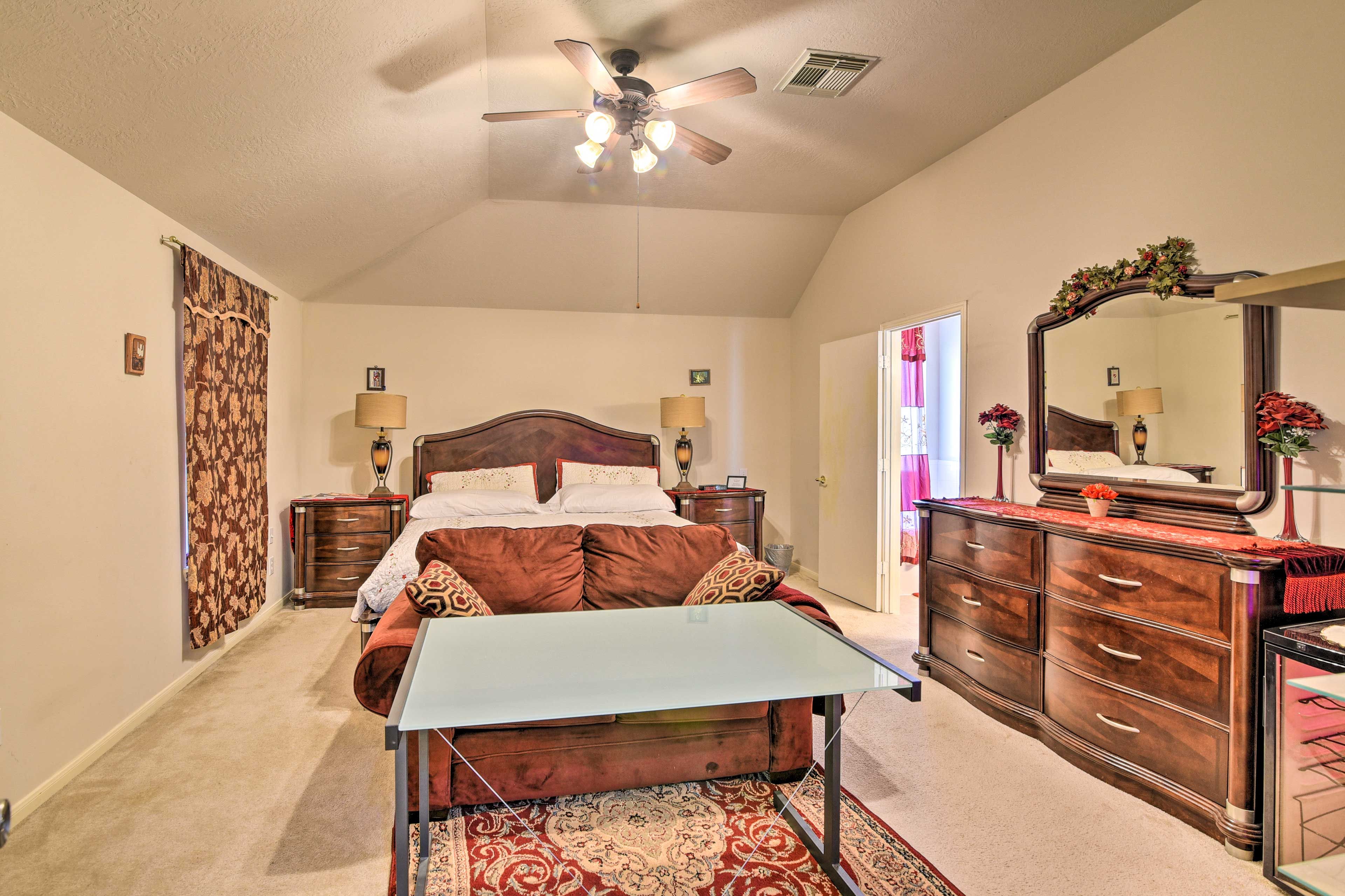 Bedroom 1 | 2nd Floor | King Bed | Linens Provided