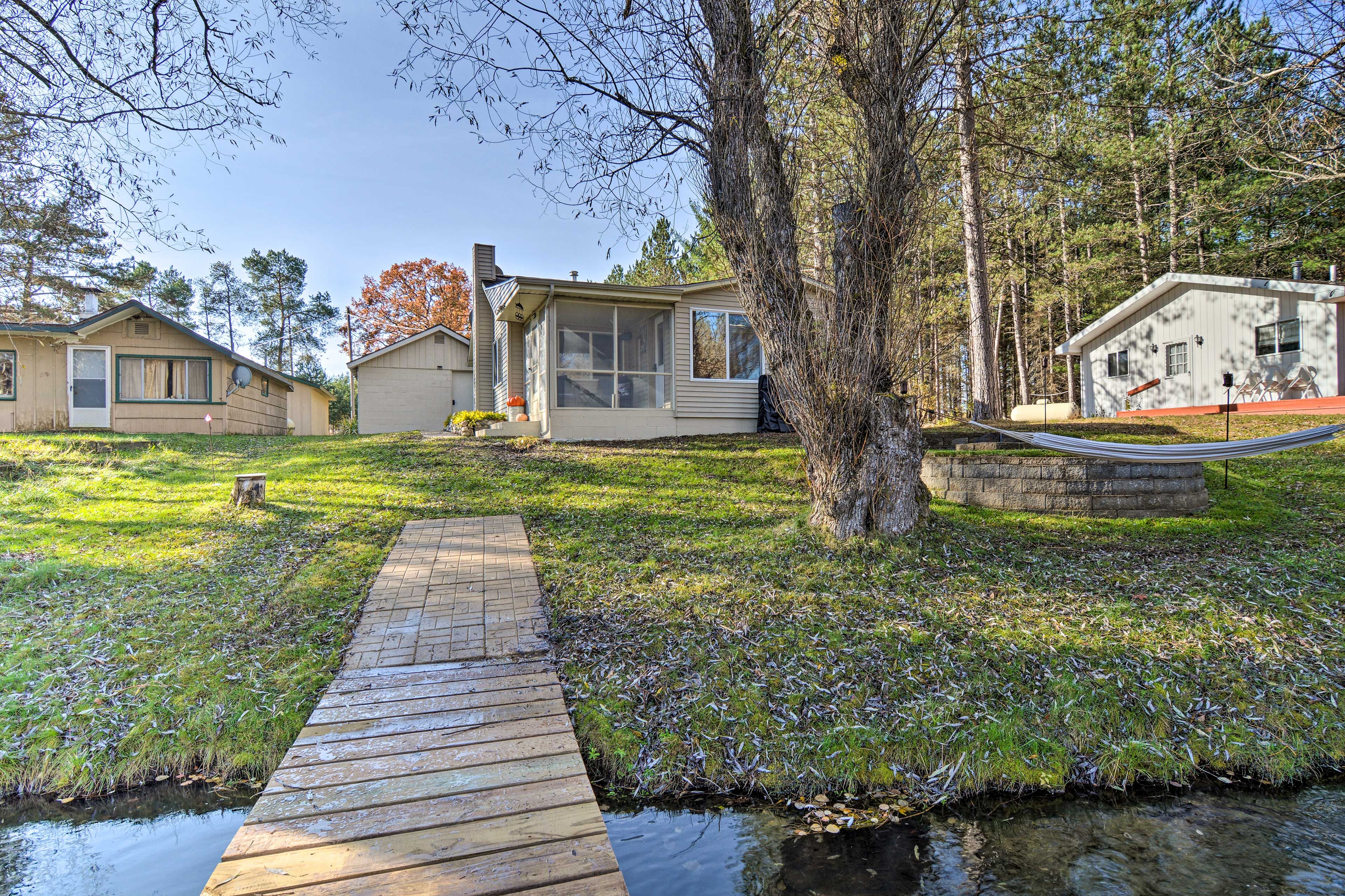 Private Dock | North Branch Au Sable River