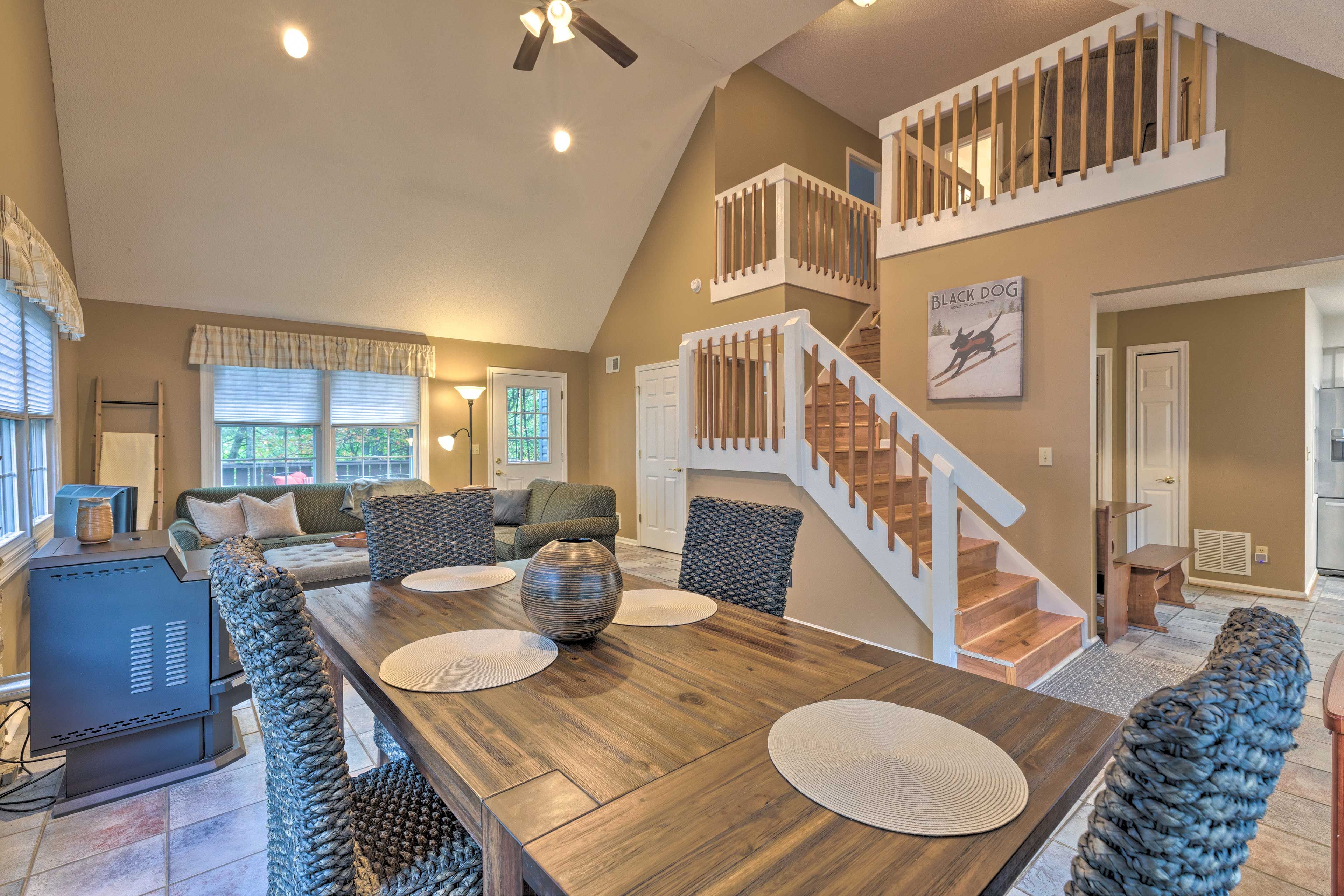 Main Living Space | Stairs Required
