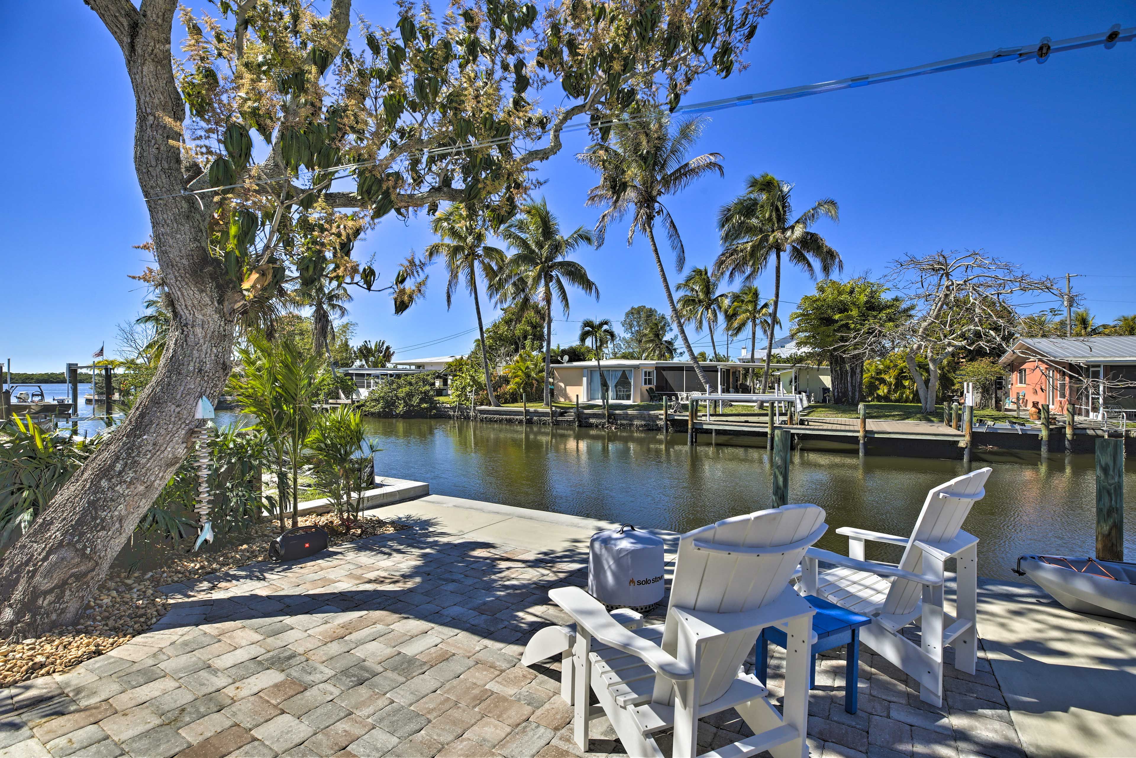 Outdoor Living Area | Direct Canal Access