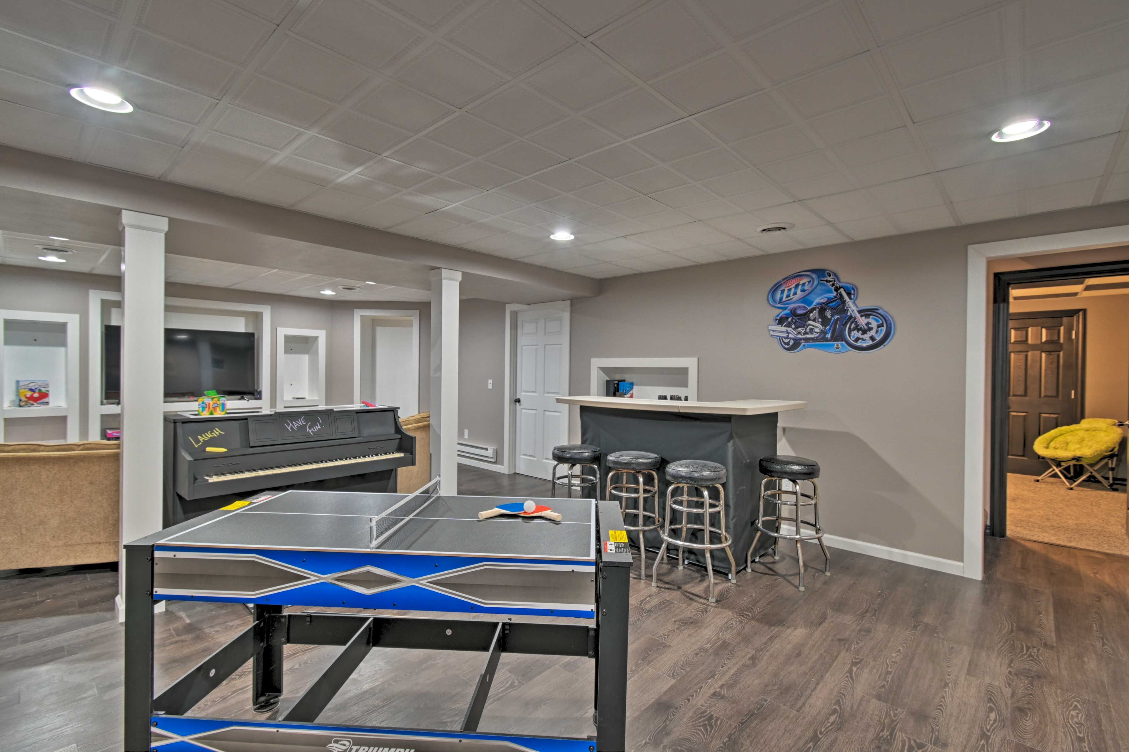 Game Room | Basement | Bar Area | Board Games
