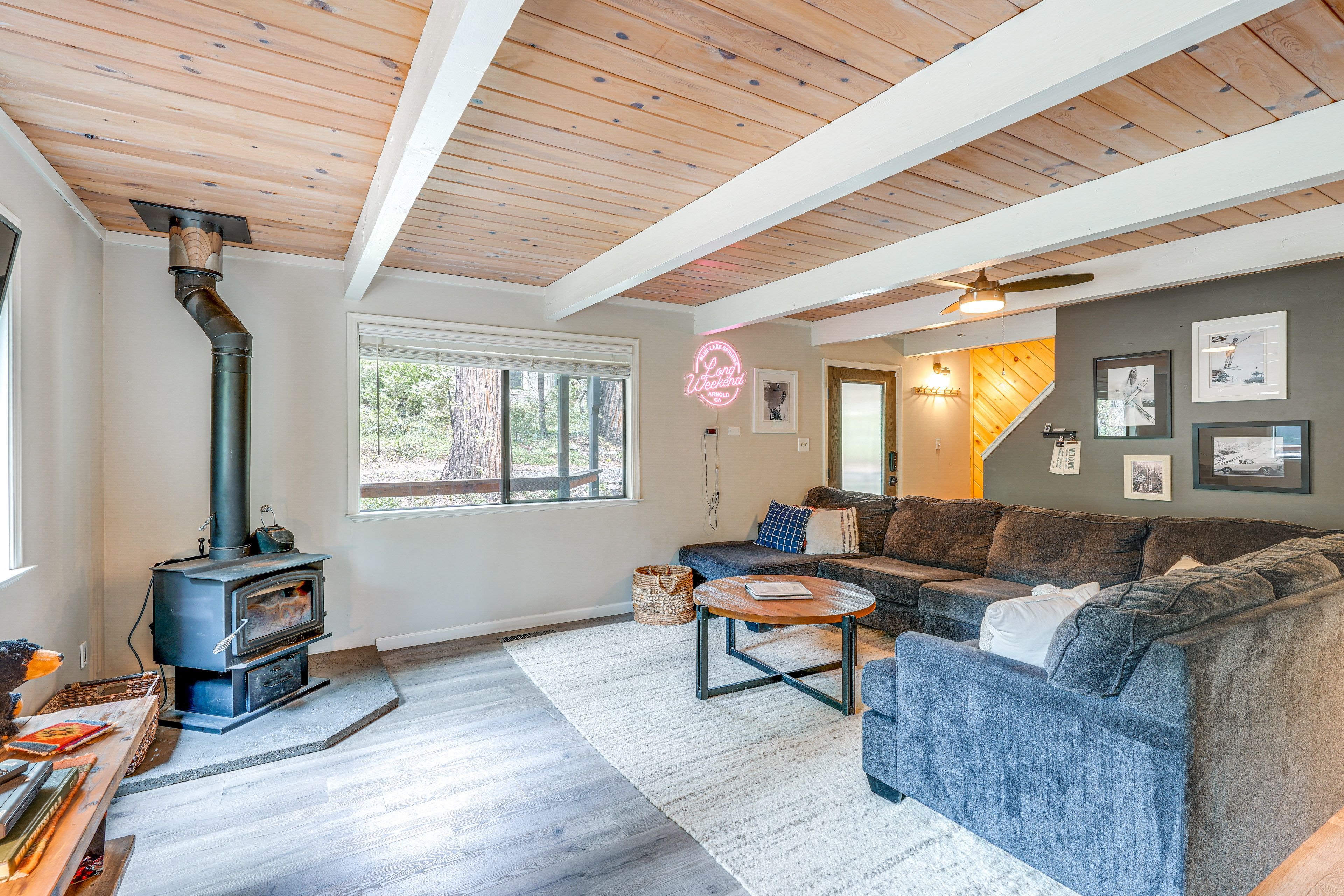 Living Room | Wood-Burning Stove | 1st Floor