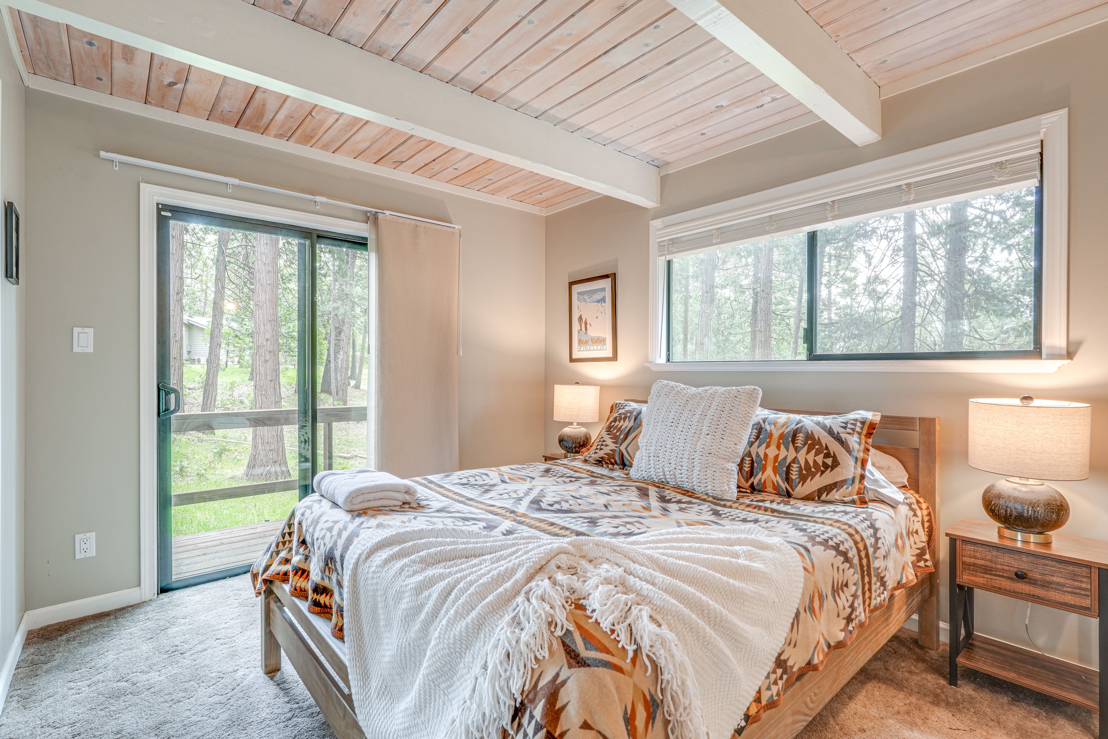 Bedroom 2 | Queen Bed | 1st Floor | Deck Access