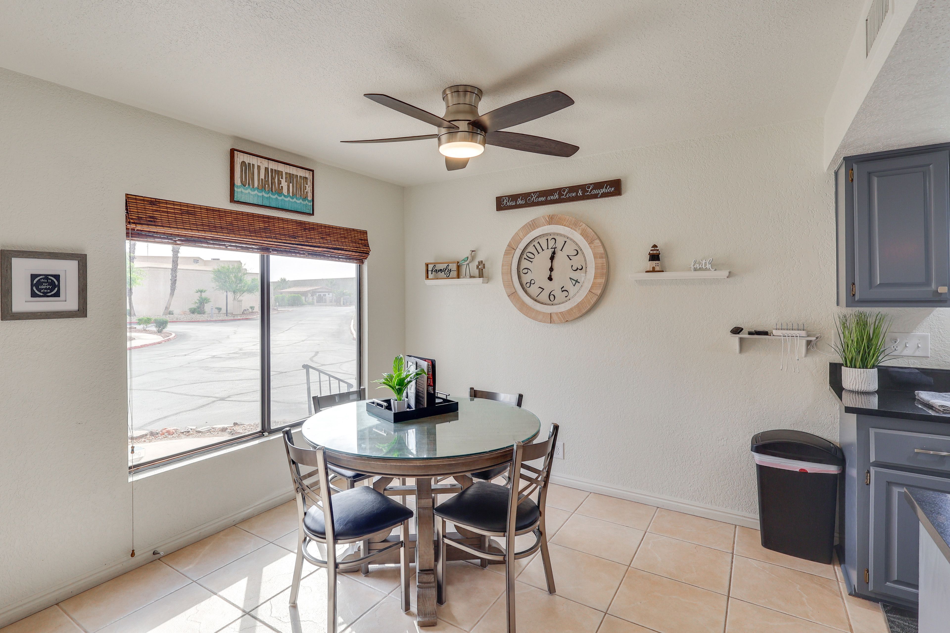 Dining Area | Dishware & Flatware | 1st Floor