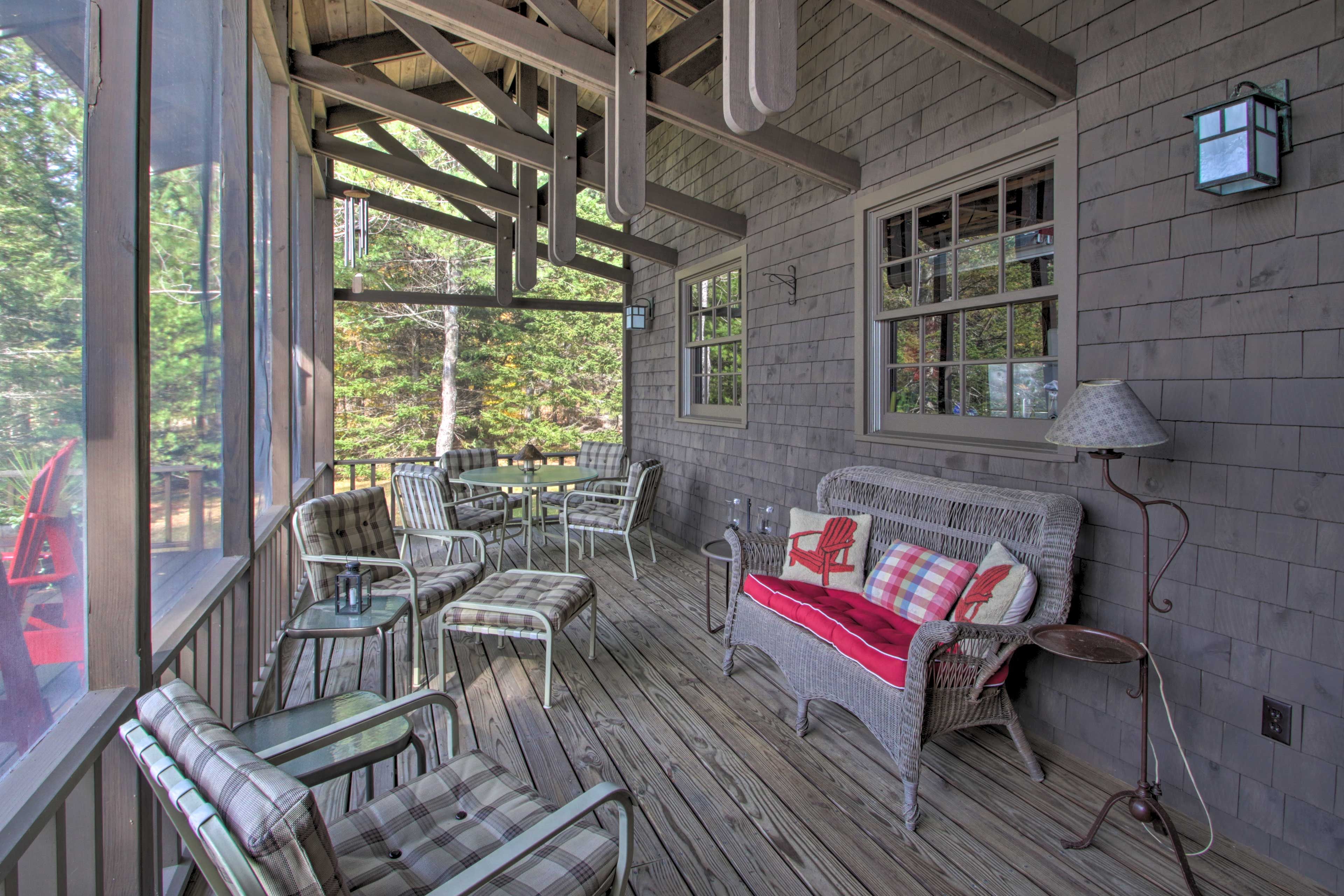 Screened Porch | Single Story Home | On-Site Lake Access