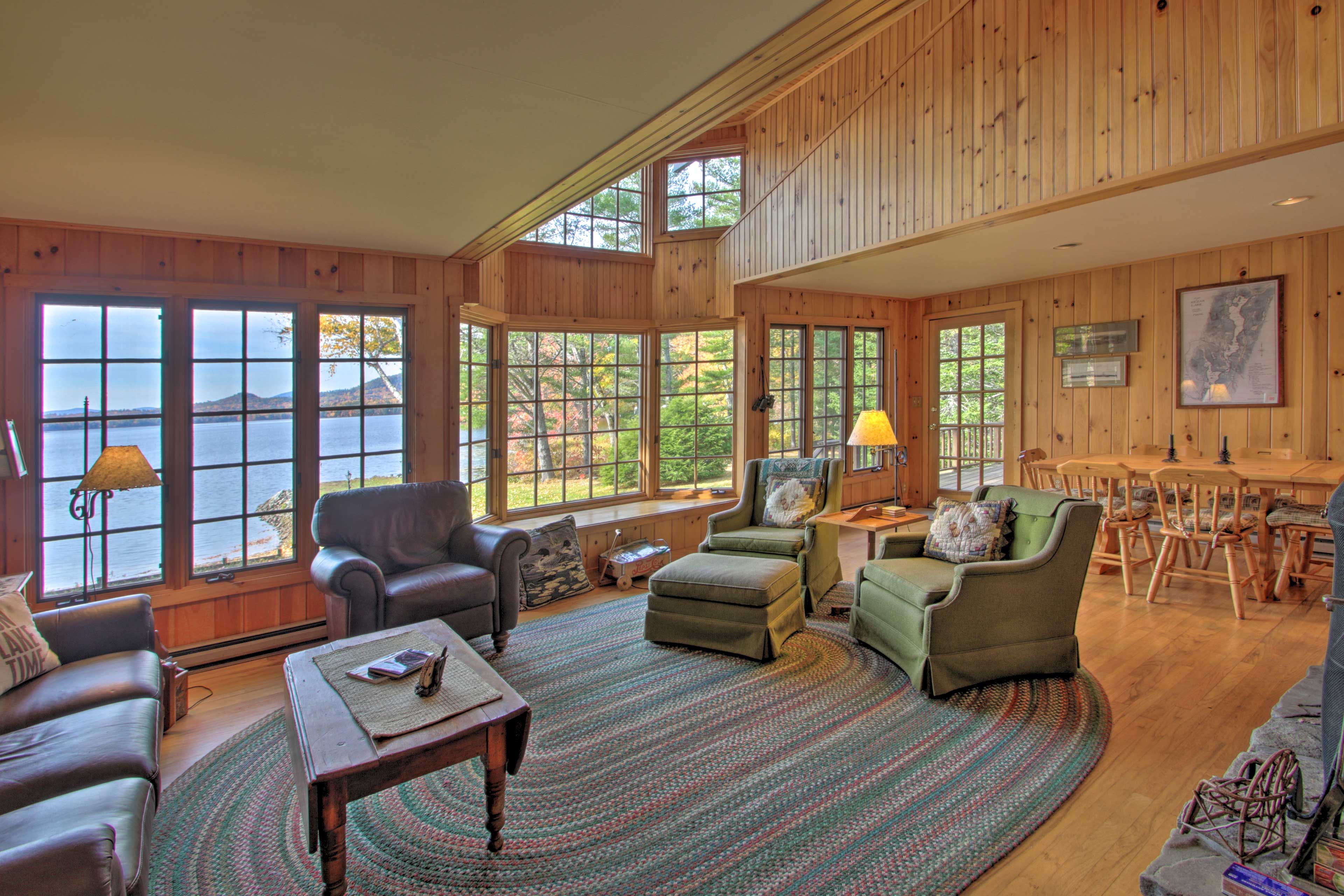 Lovell Vacation Rental | 3BR | 2BA | 2,200 Sq Ft | Steps Required to Enter