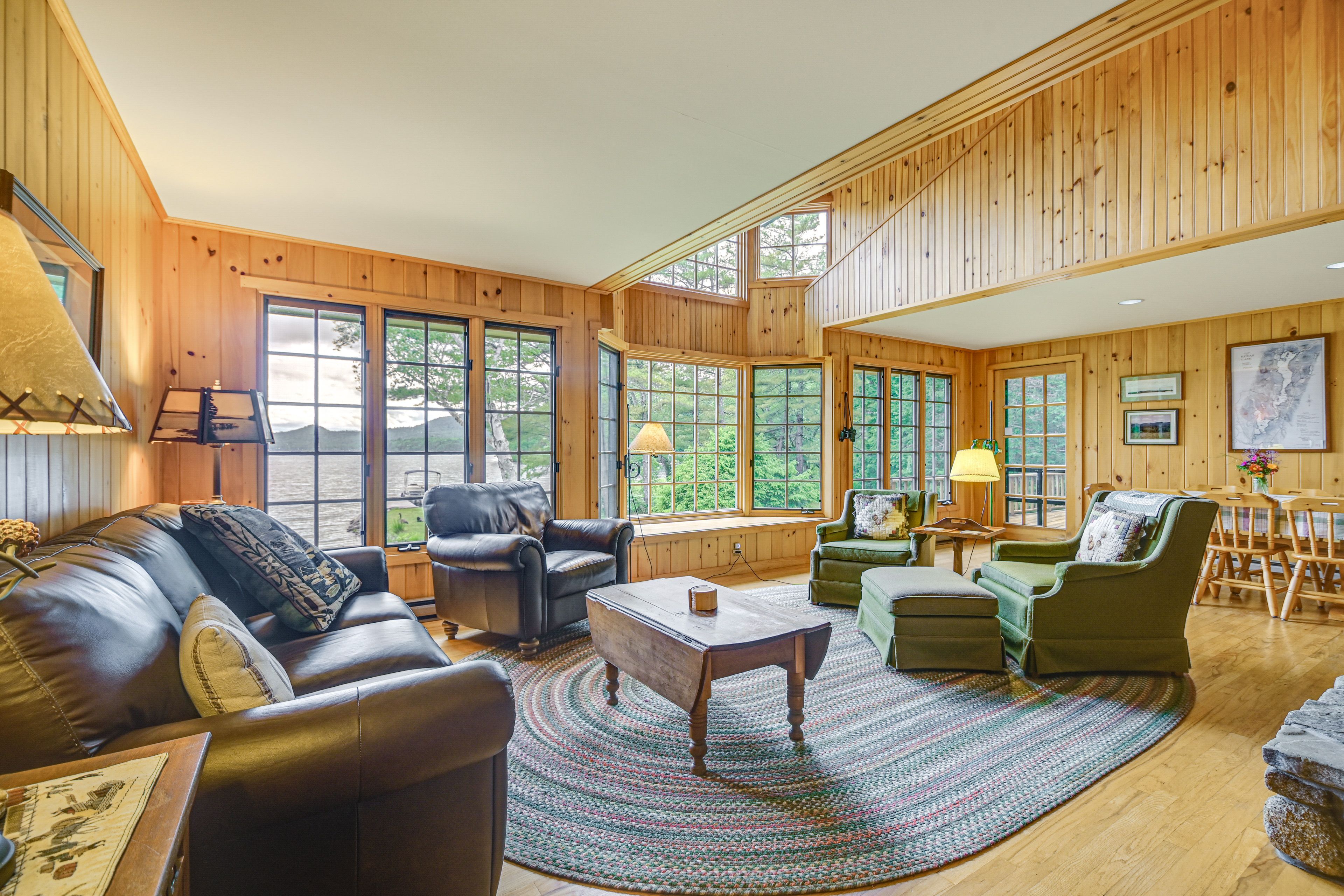 Living Room | Free WiFi | Stone Fireplace | Board Games