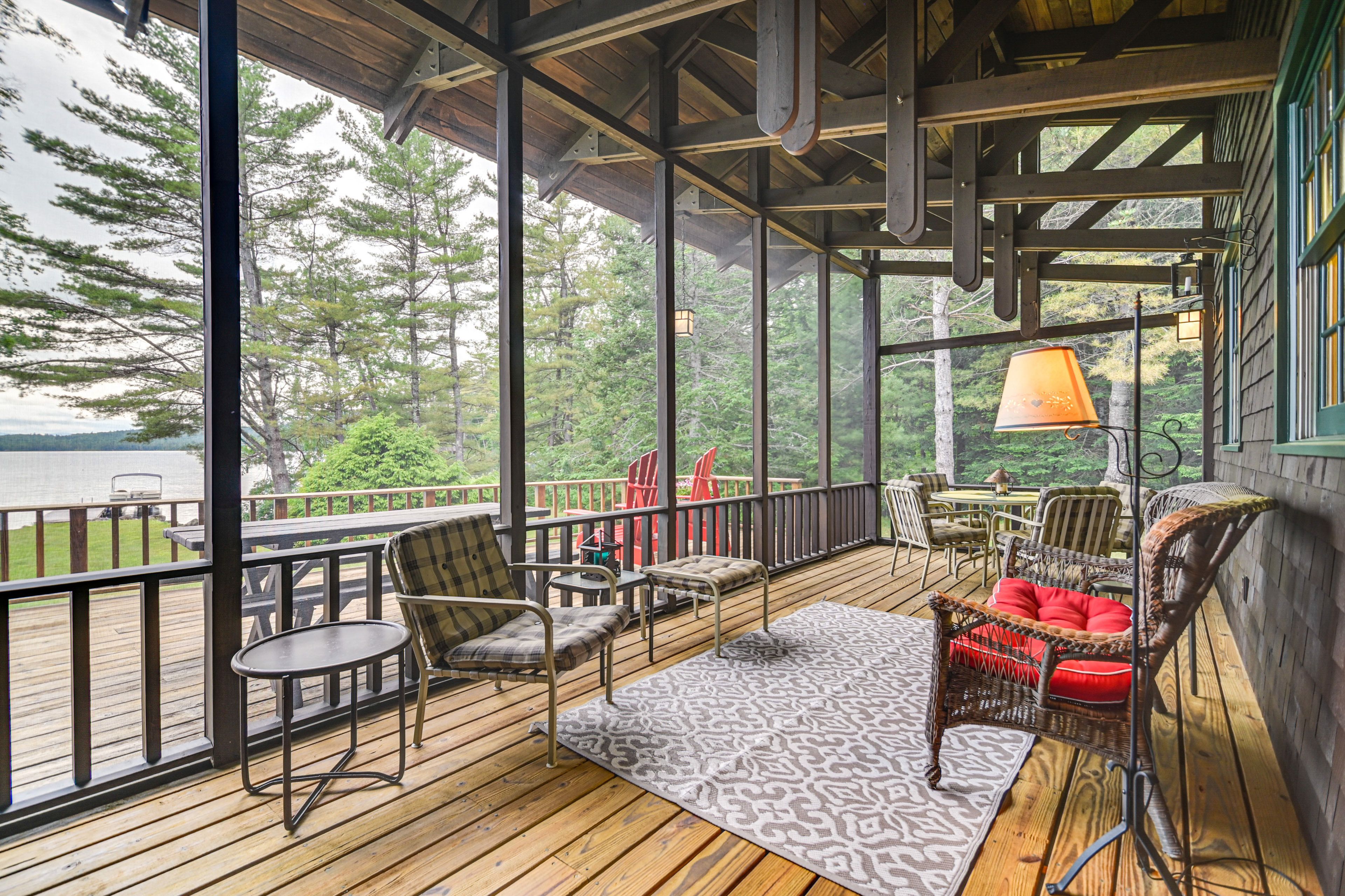 Screened Porch | Single Story Home | On-Site Lake Access