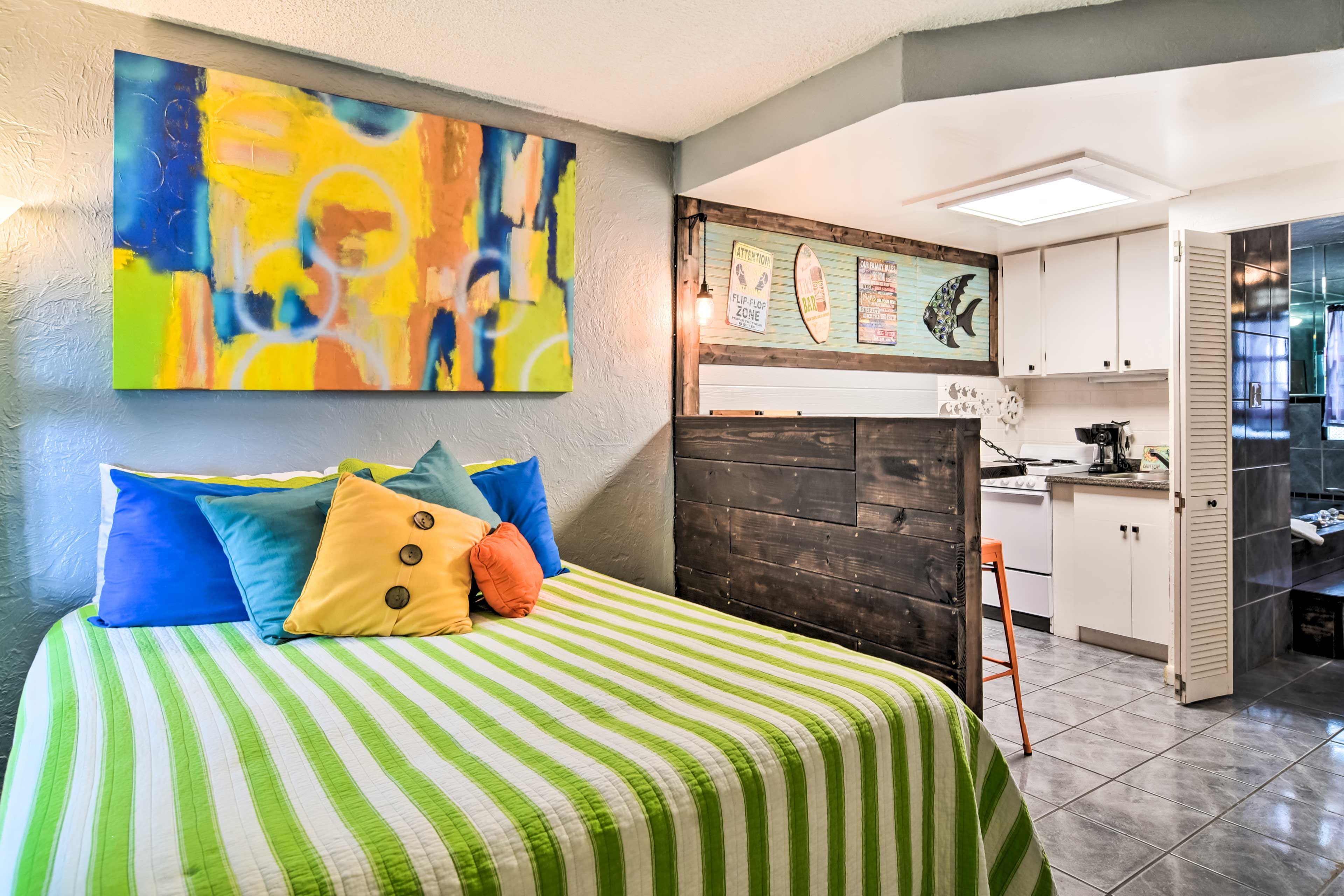 St. Pete Beach Vacation Rental | Studio | 1BA | 610 Sq Ft | Step-Free Access