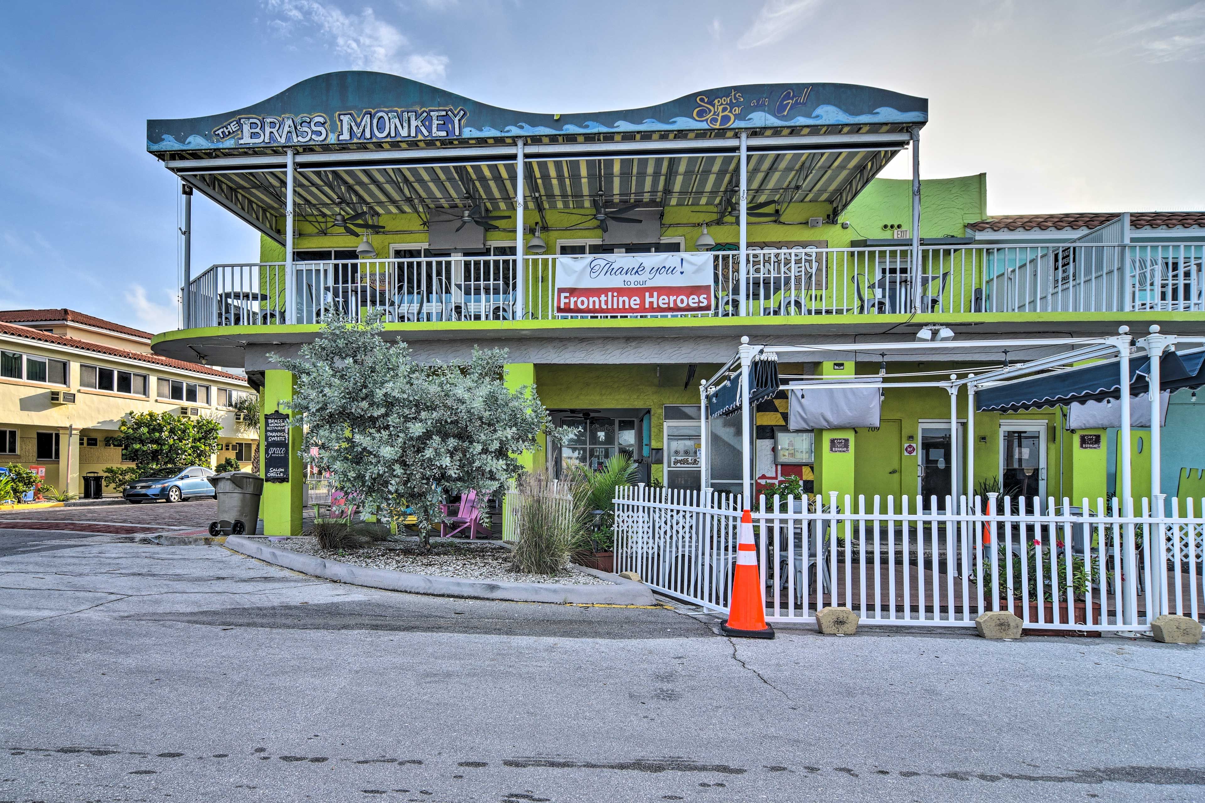 On-Site Dining | The Brass Monkey