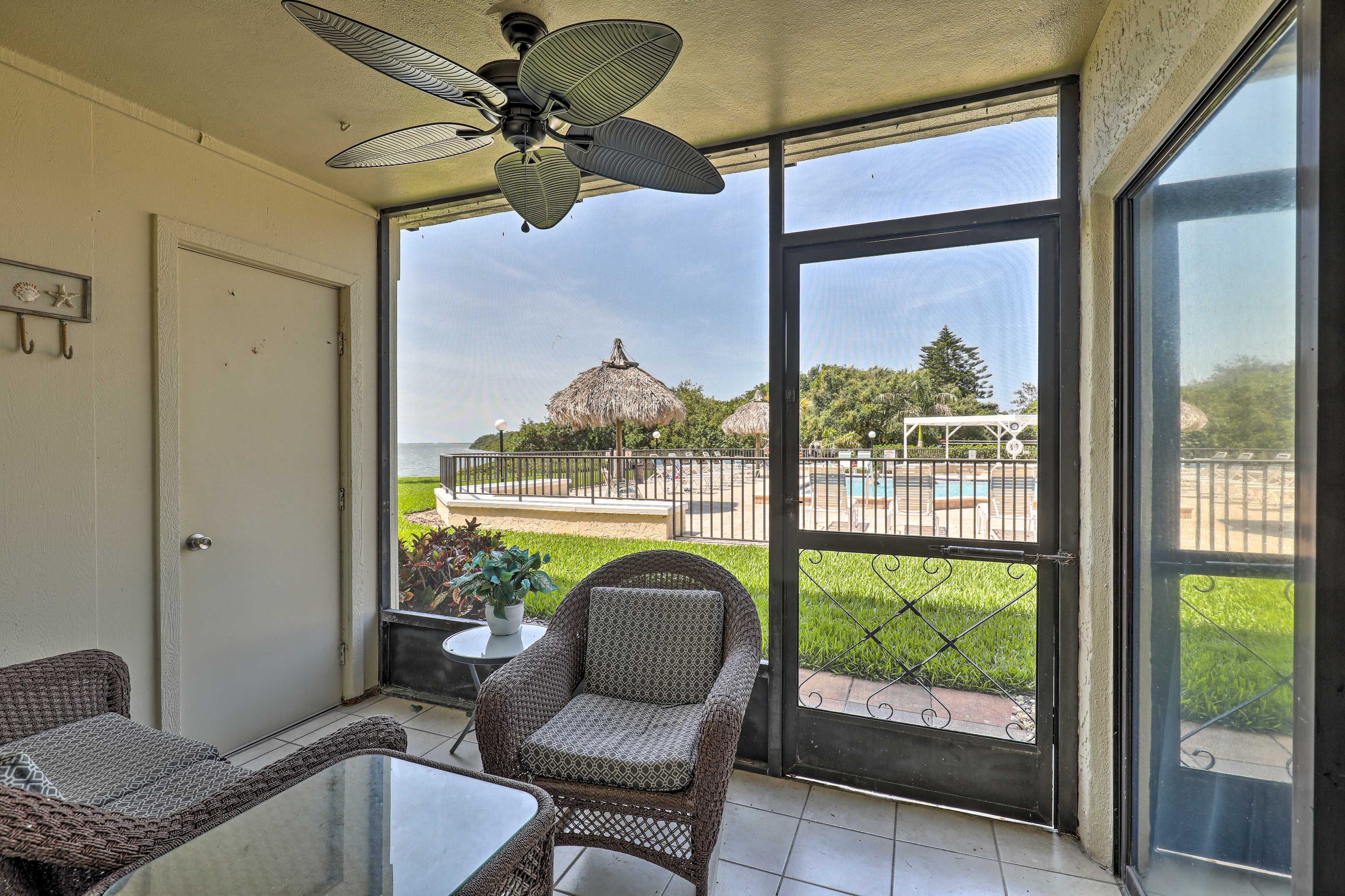 Private Screened-In Porch